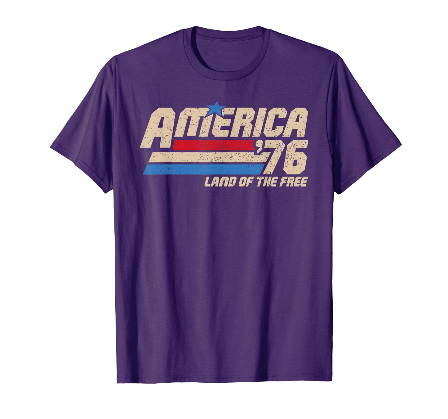 America 1776 Patriotic Vintage USA Flag Retro 4th of July T-Shirt