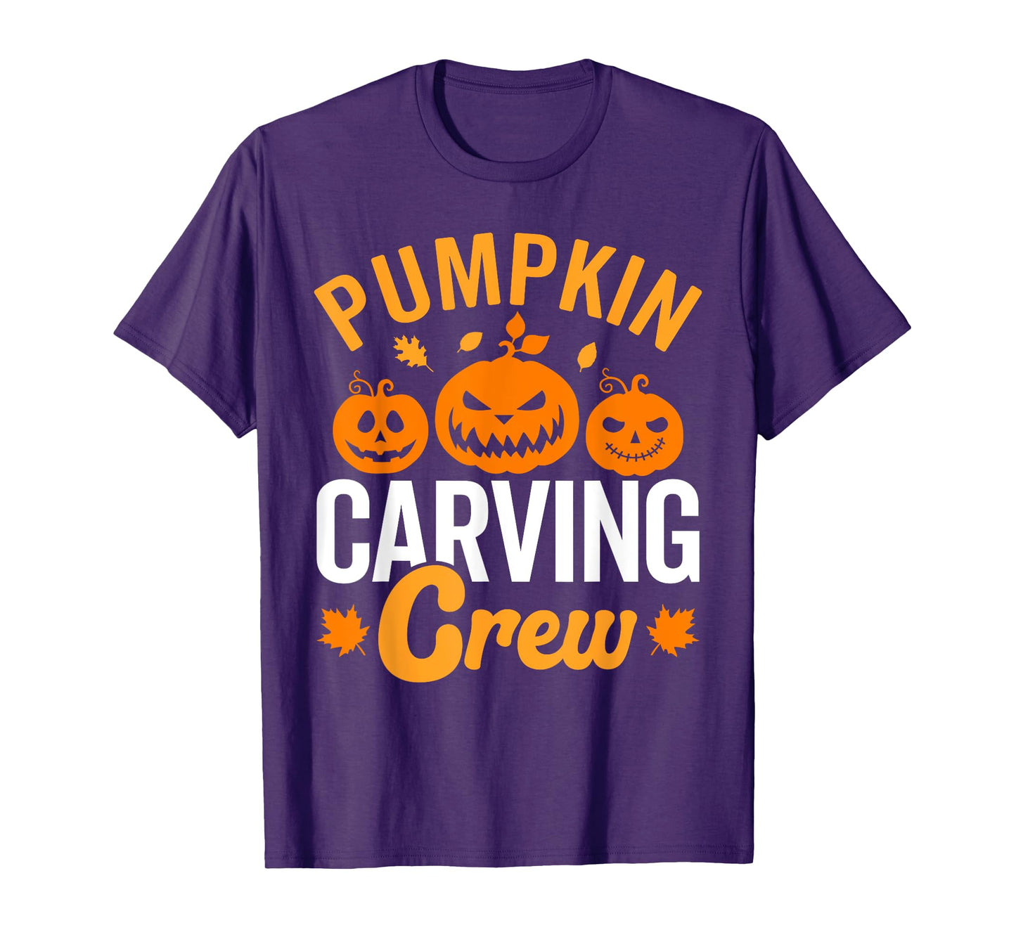 Pumpkin carving crew, family matching pumpkin head Halloween T-Shirt