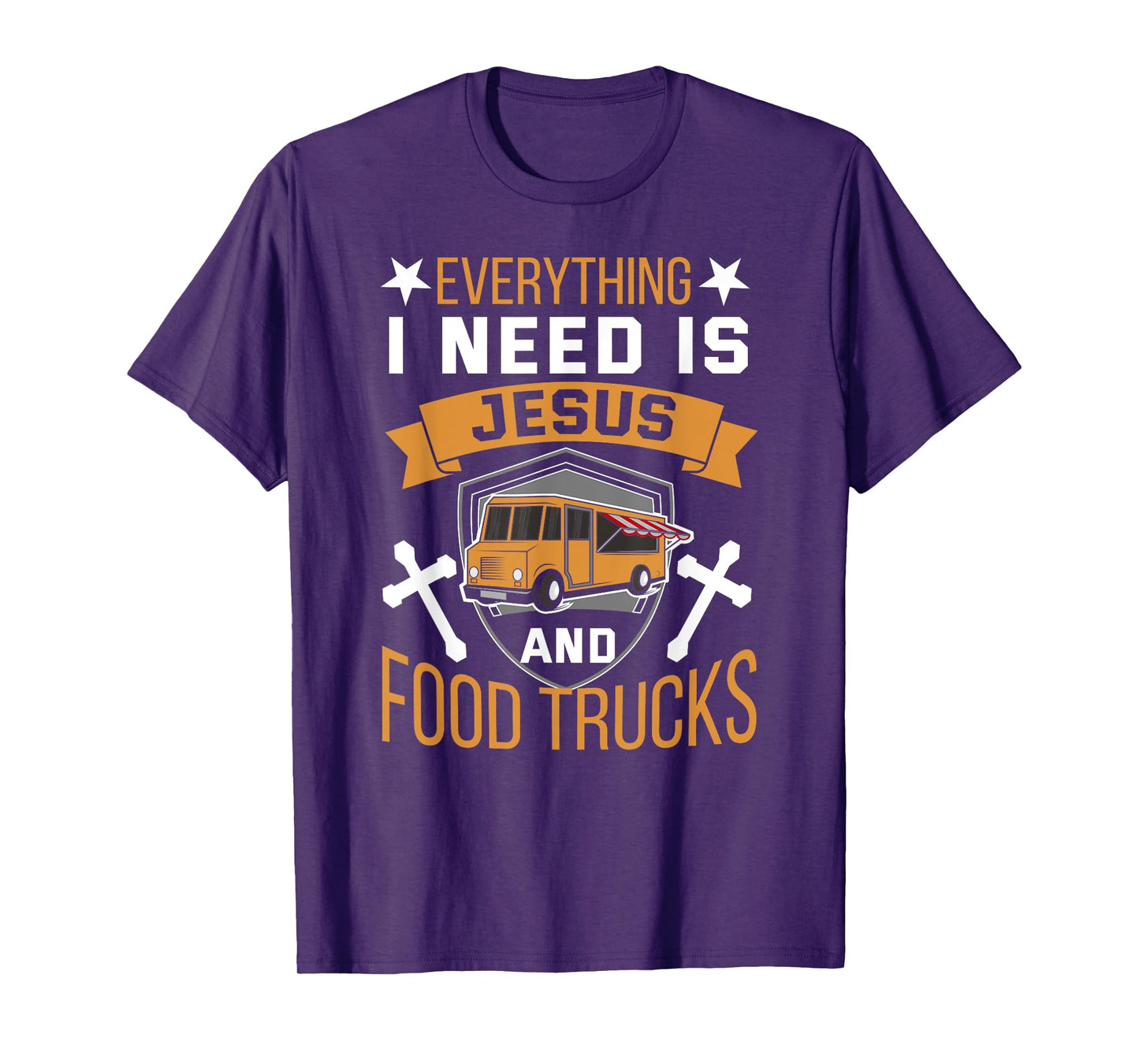 Christian Food Truck Shirt Religious Jesus Street Food T-Shirt