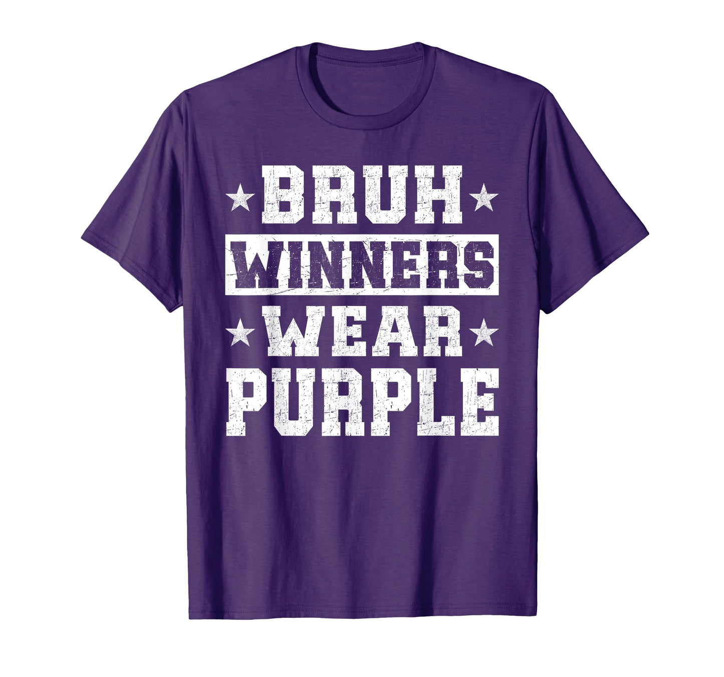 Spirit Week Winners Wear Purple Camp Team Game Color Sports T-Shirt