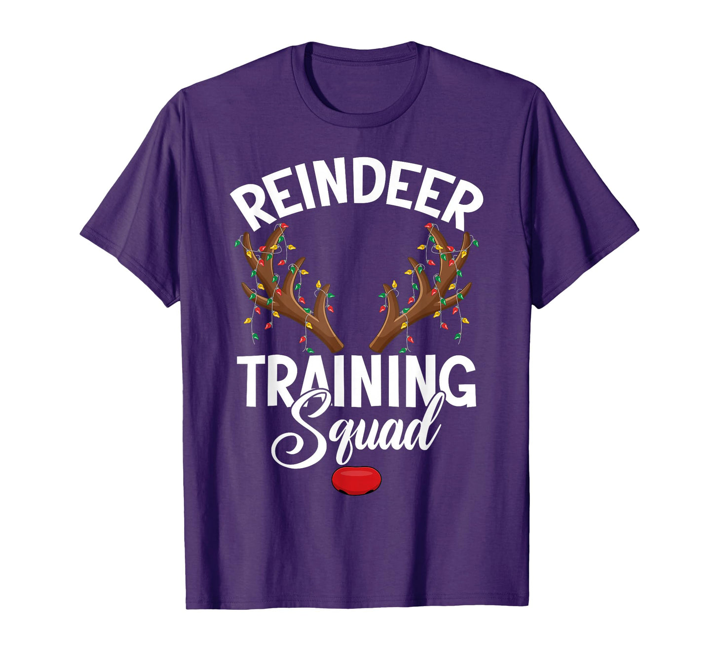 Reindeer Training Squad Team Running Family Christmas T-Shirt
