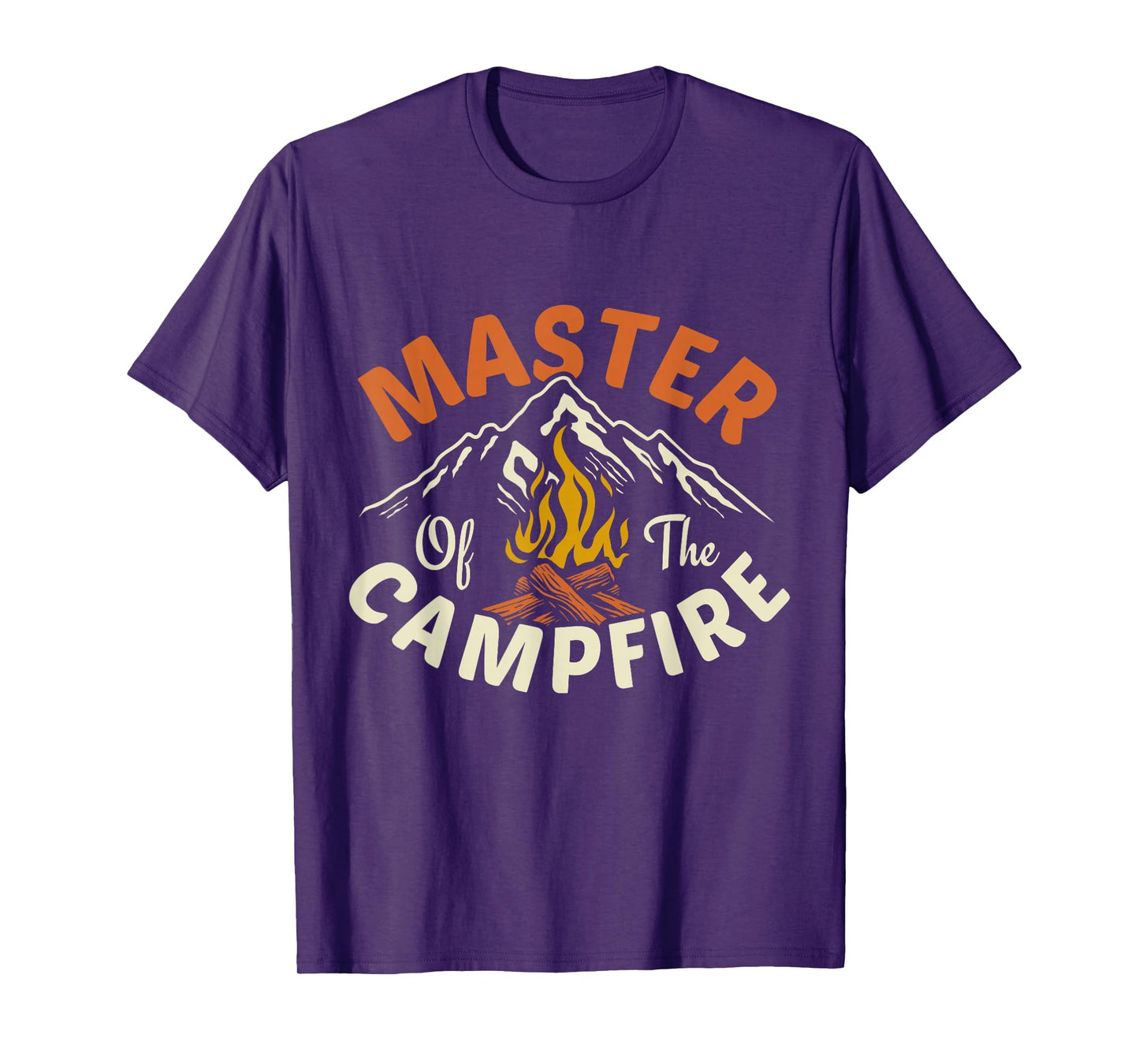 Funny Outdoor Camping Gifts Men Women Master Of Campfire T-Shirt