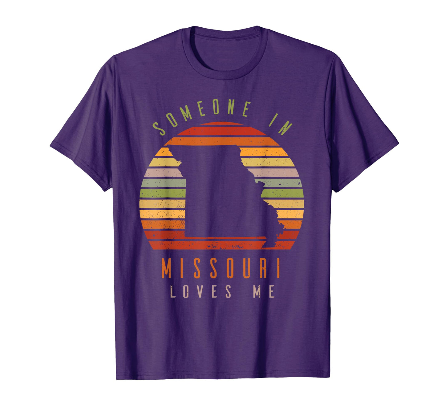 Someone In Missouri Loves Me Vintage State Retro T-Shirt