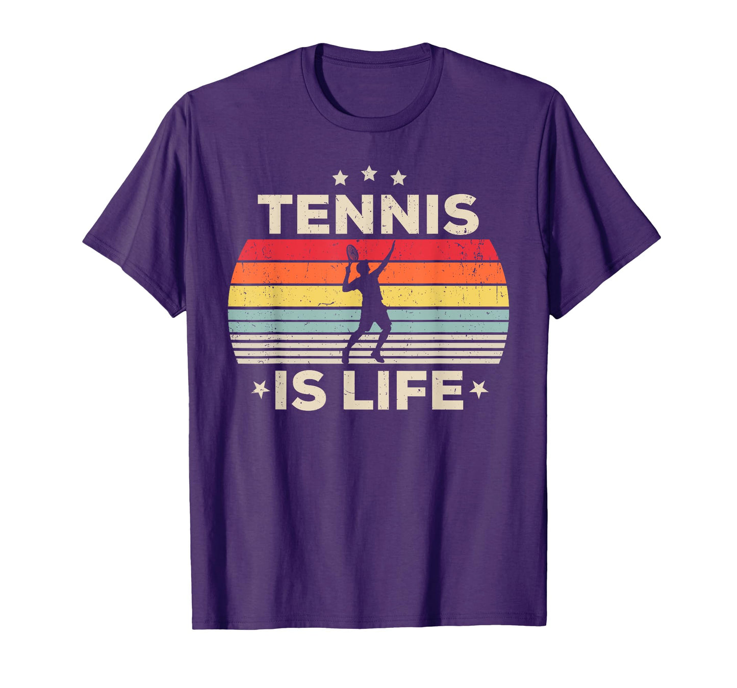 Tennis Is Life For Girls Women Men Boys Tennis Vintage T-Shirt