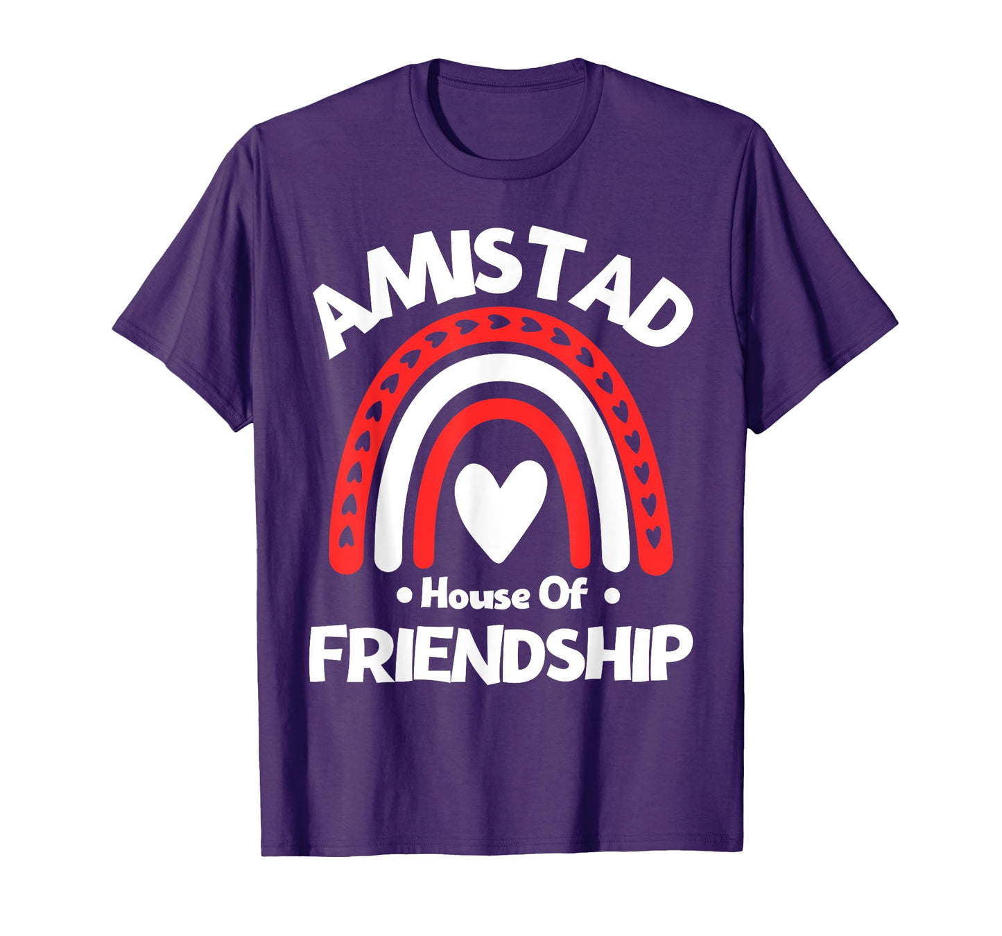 Amistad House of Friendship Vintage Rainbow Spirit T-Shirt