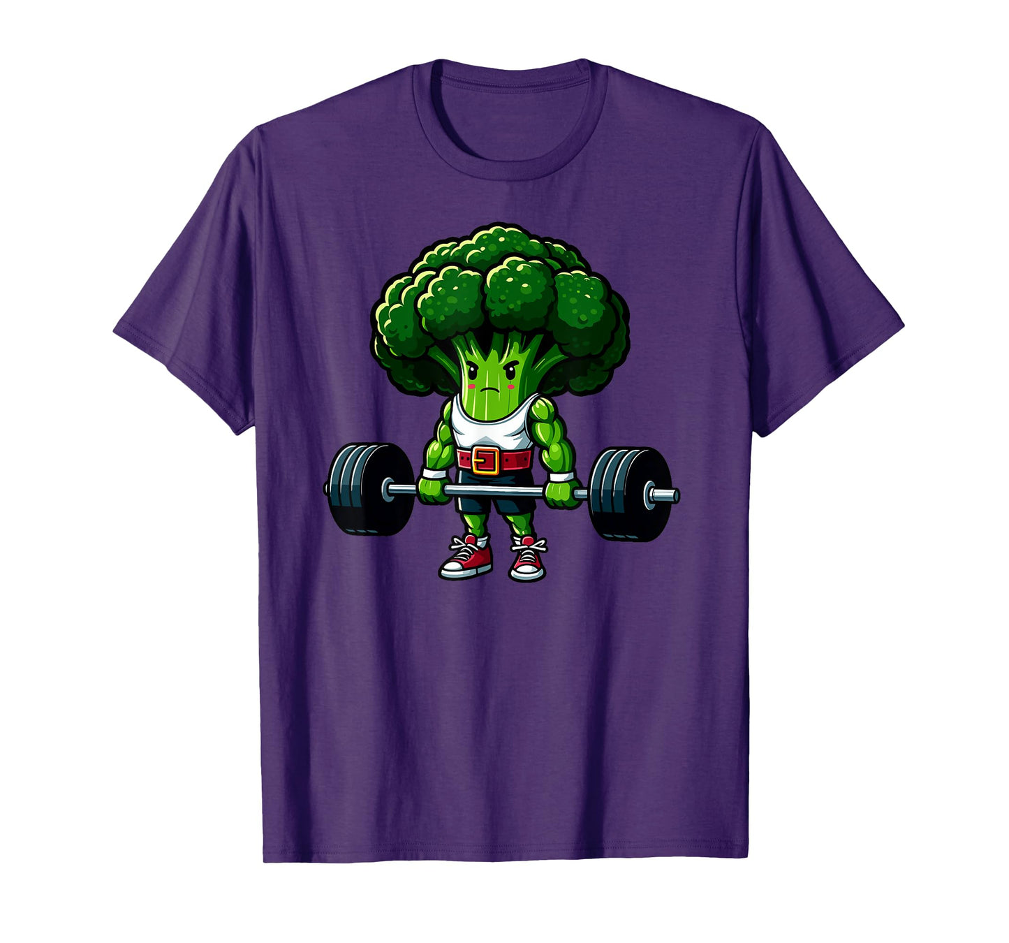 Broccoli Deadlift Weightlifting Gym Vegan Tee Powerlifting T-Shirt