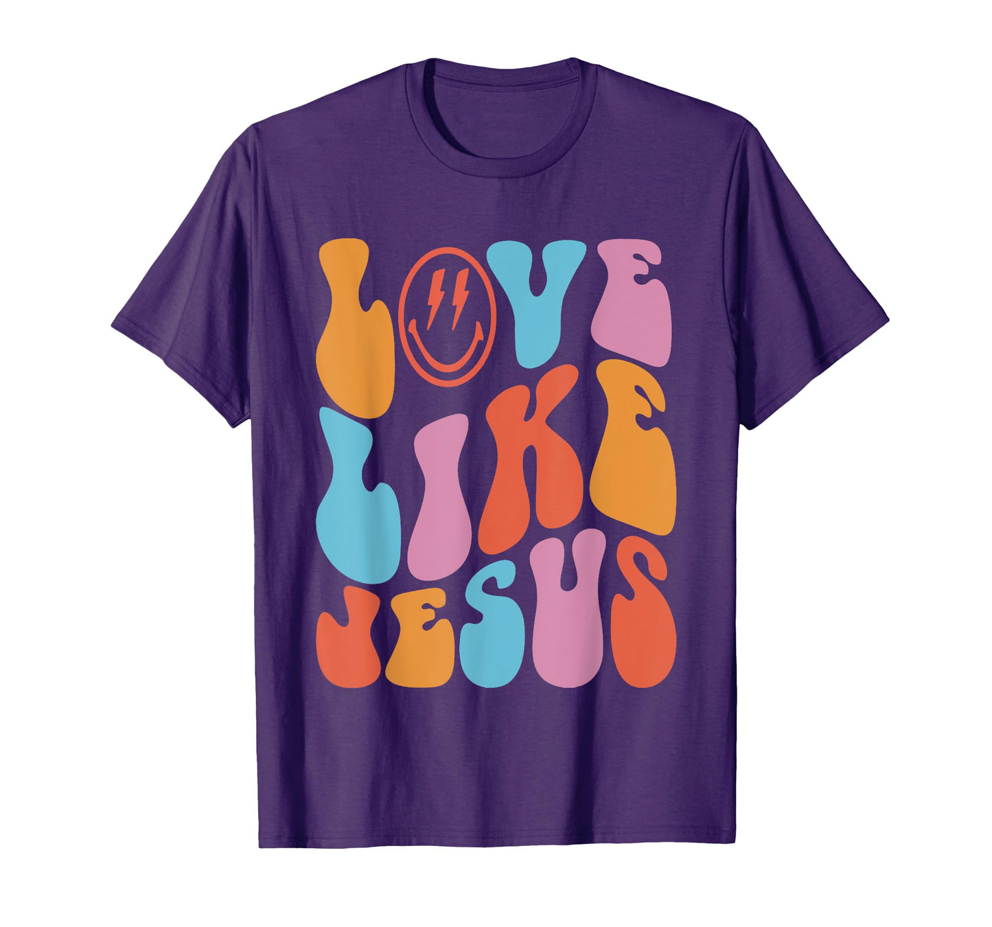 Love Like Jesus Smile Face Aesthetic Trendy Clothing T-Shirt