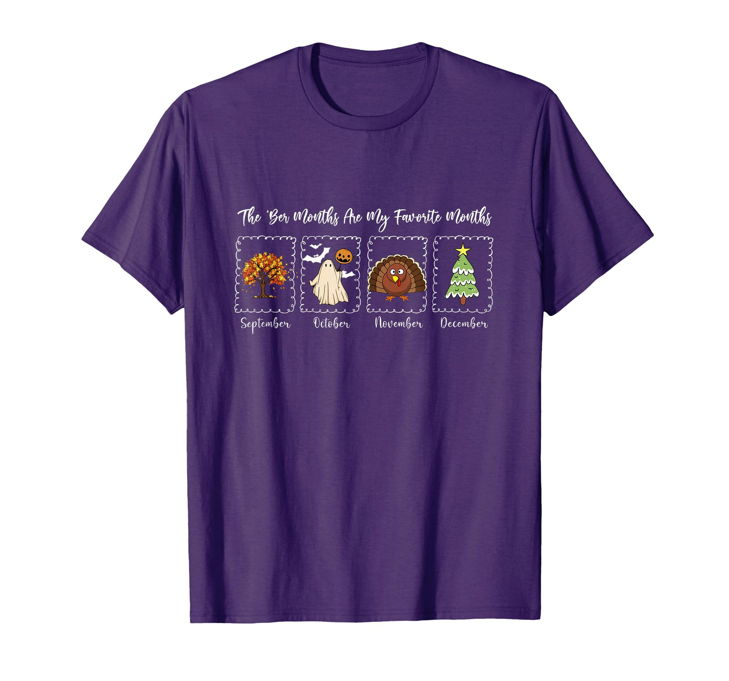The BER Months are My Favorite Months Vintage Fall Winter T-Shirt