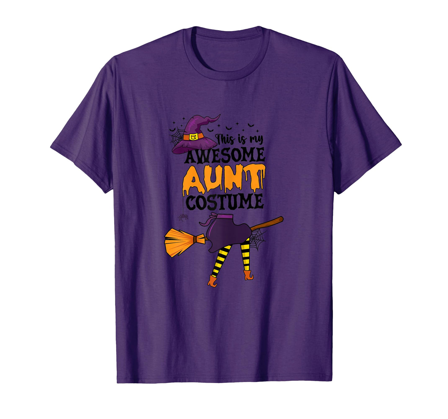 This is My Awesome Aunt Costume Halloween Funny Witch T-Shirt