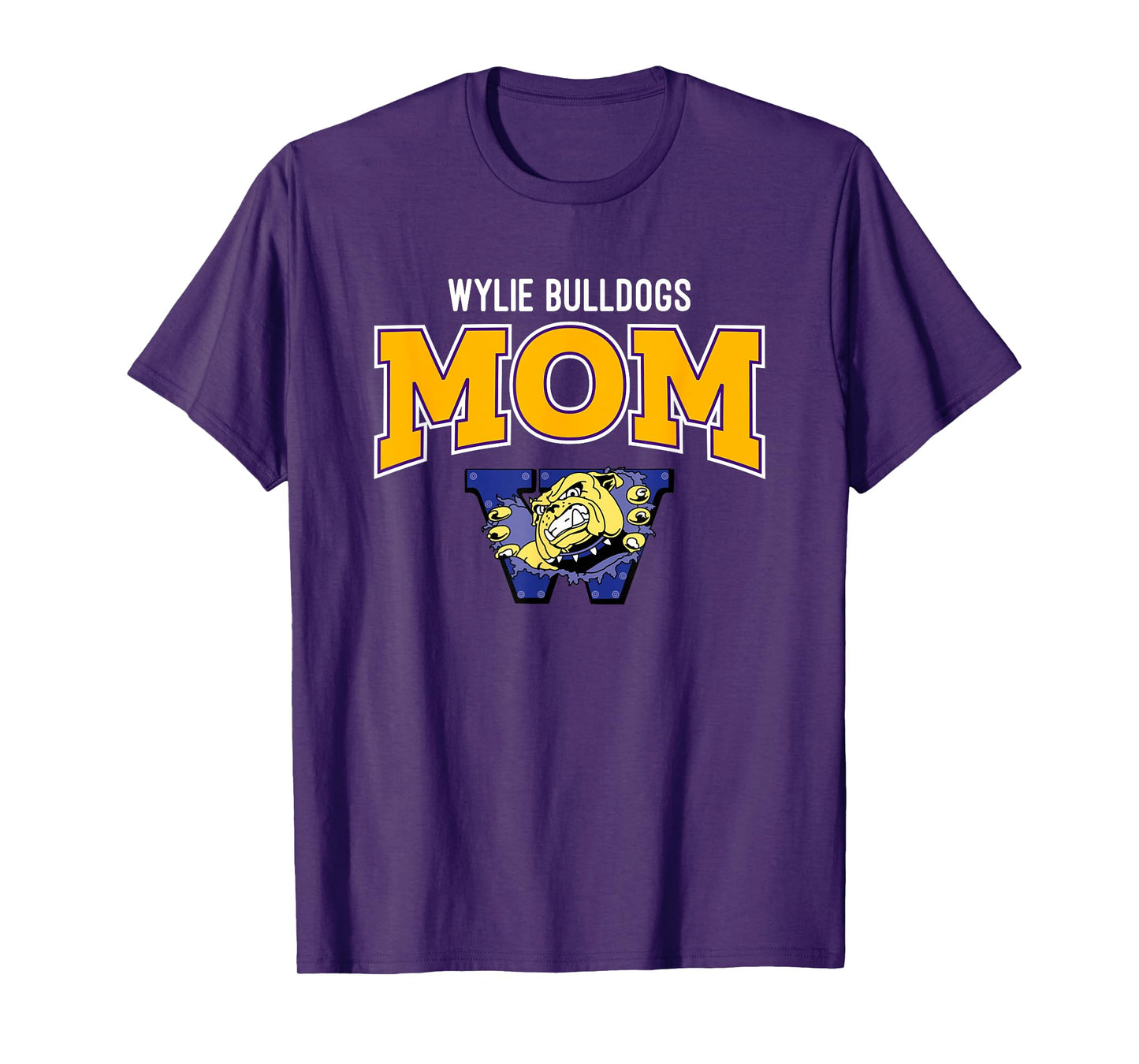 Wylie Bulldogs Logo Mom HS T-Shirt