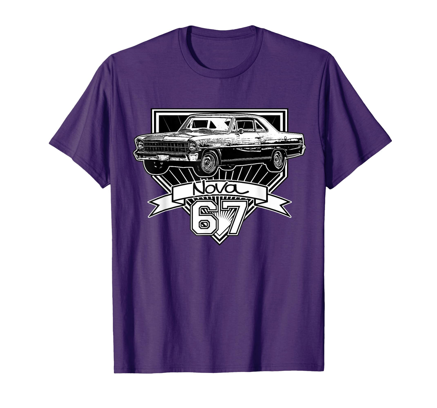 1967 67 Chevys Nova Classic Car Old School Muscle Car T-Shirt