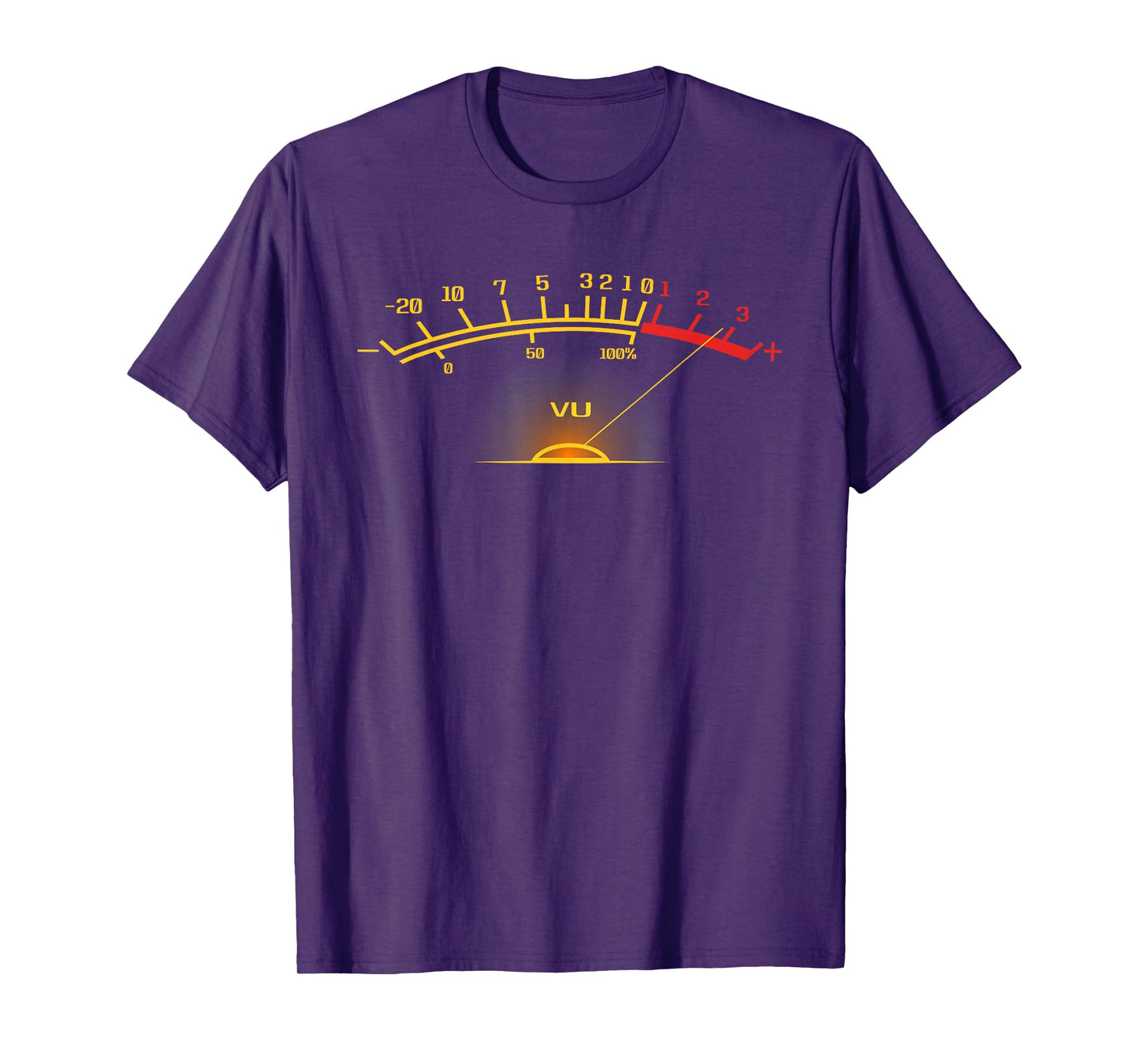 Retro VU Meter Hi-Fi Funny Stereo Sound Audio Engineer T-Shirt