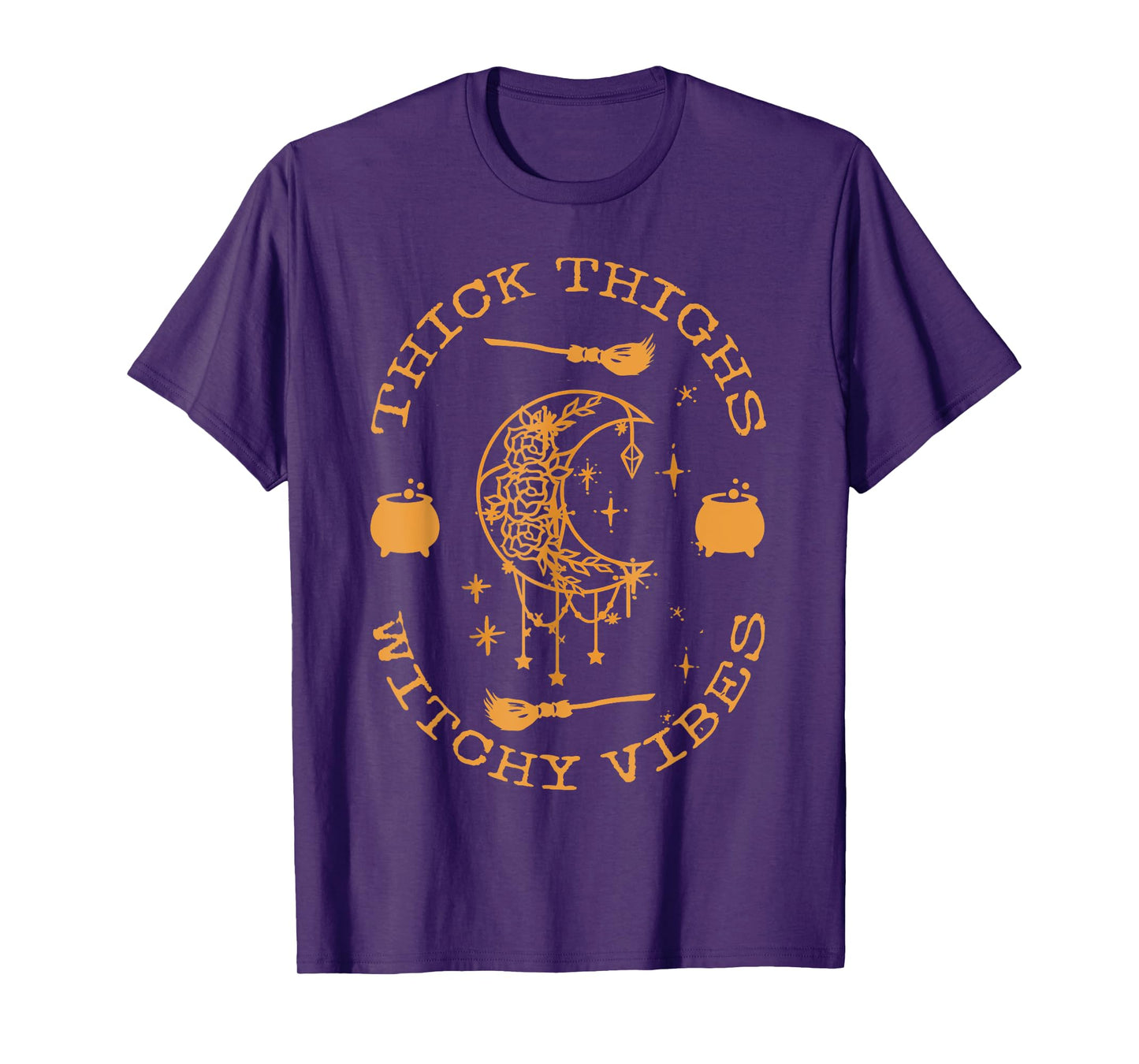 Thick thighs and spooky vibes, thick thighs and vibes T-Shirt