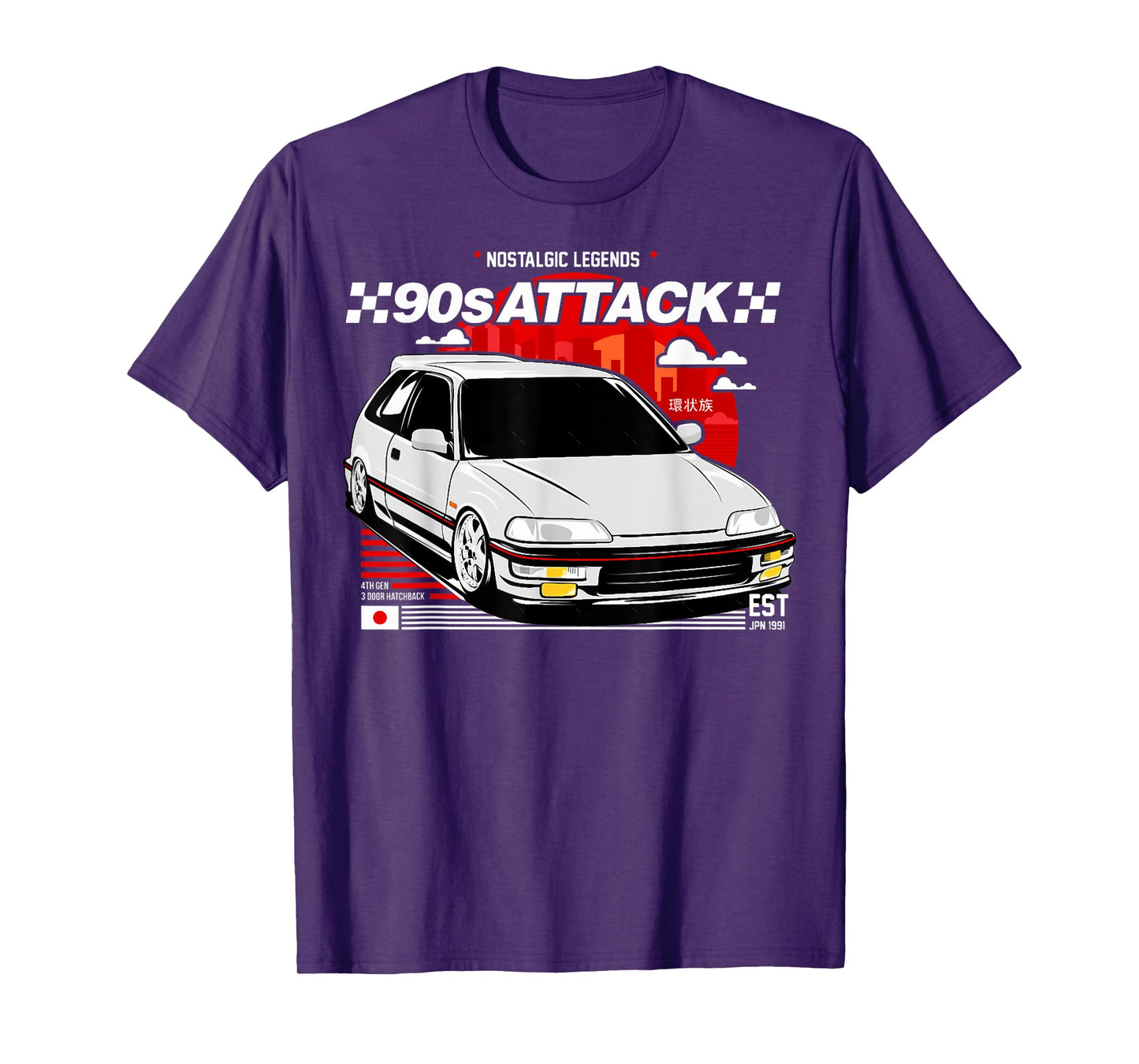 ef civic ef9 sir Japanese car T-Shirt