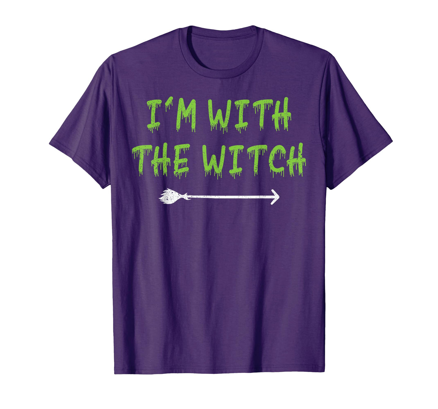 I'm with The Witch Halloween Couples Matching Party Costumes T-Shirt
