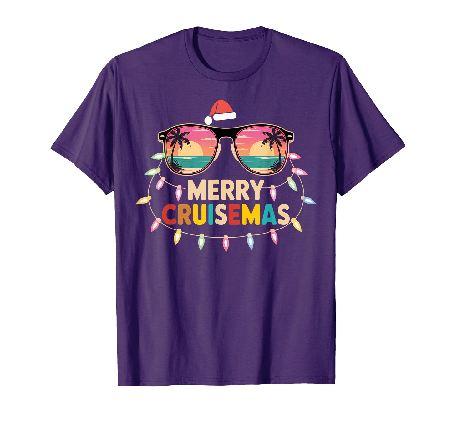 Merry Cruisemas 2025 Christmas Santa Reindeer Cruise T-Shirt