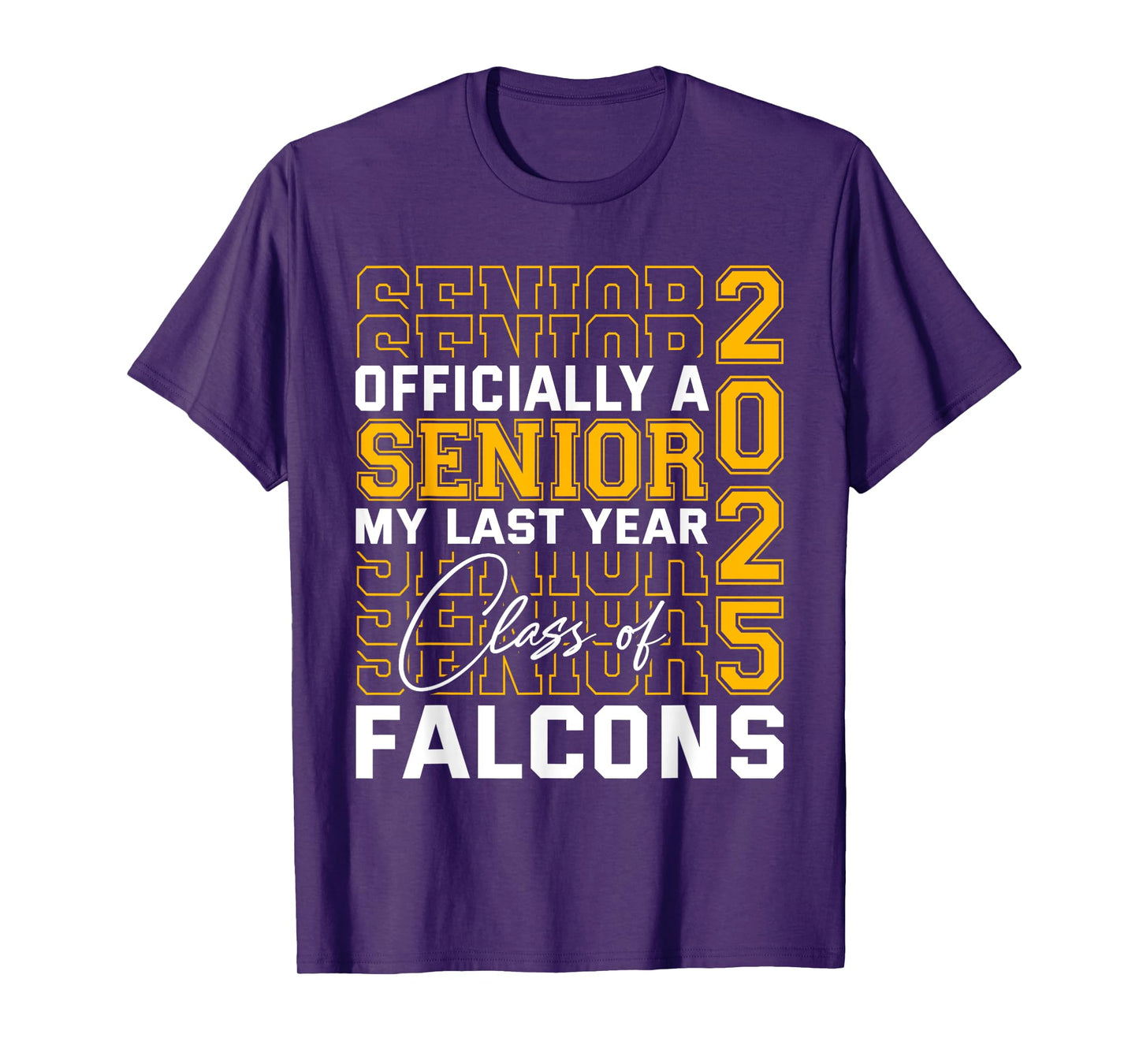Fairfield Falcons Officially a Senior Class of 2025 HS T-Shirt
