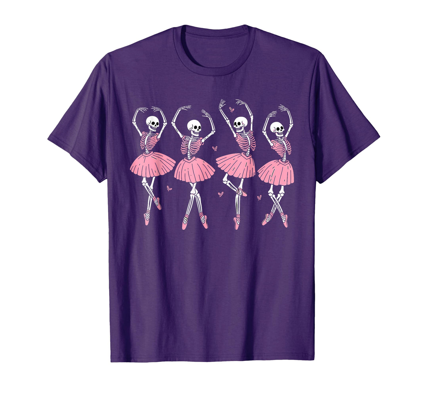 Skeleton Ballerinas Ballet Dance Cute Girl Halloween Costume T-Shirt