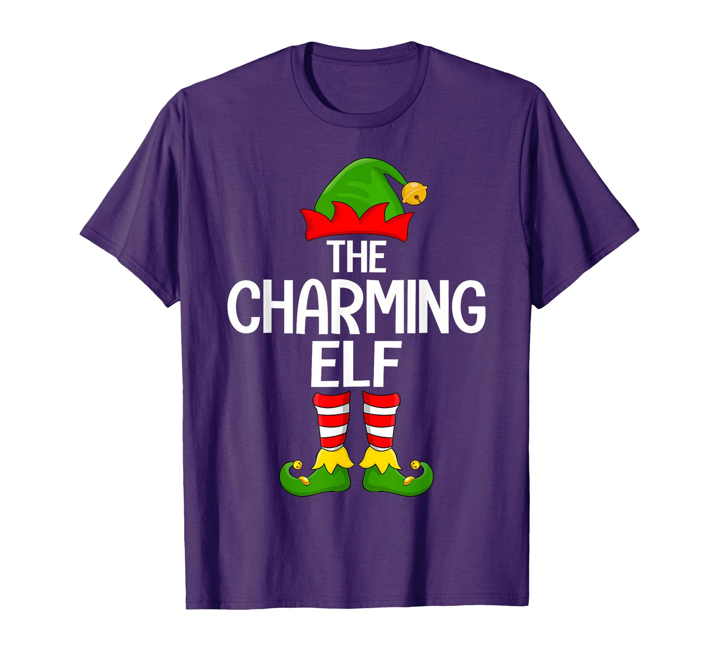 Charming Elf Xmas Matching Family Elf Squad Christmas T-Shirt