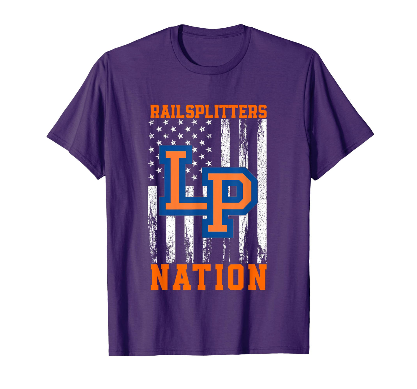 Lincoln Park Railsplitters Logo Nation HS T-Shirt
