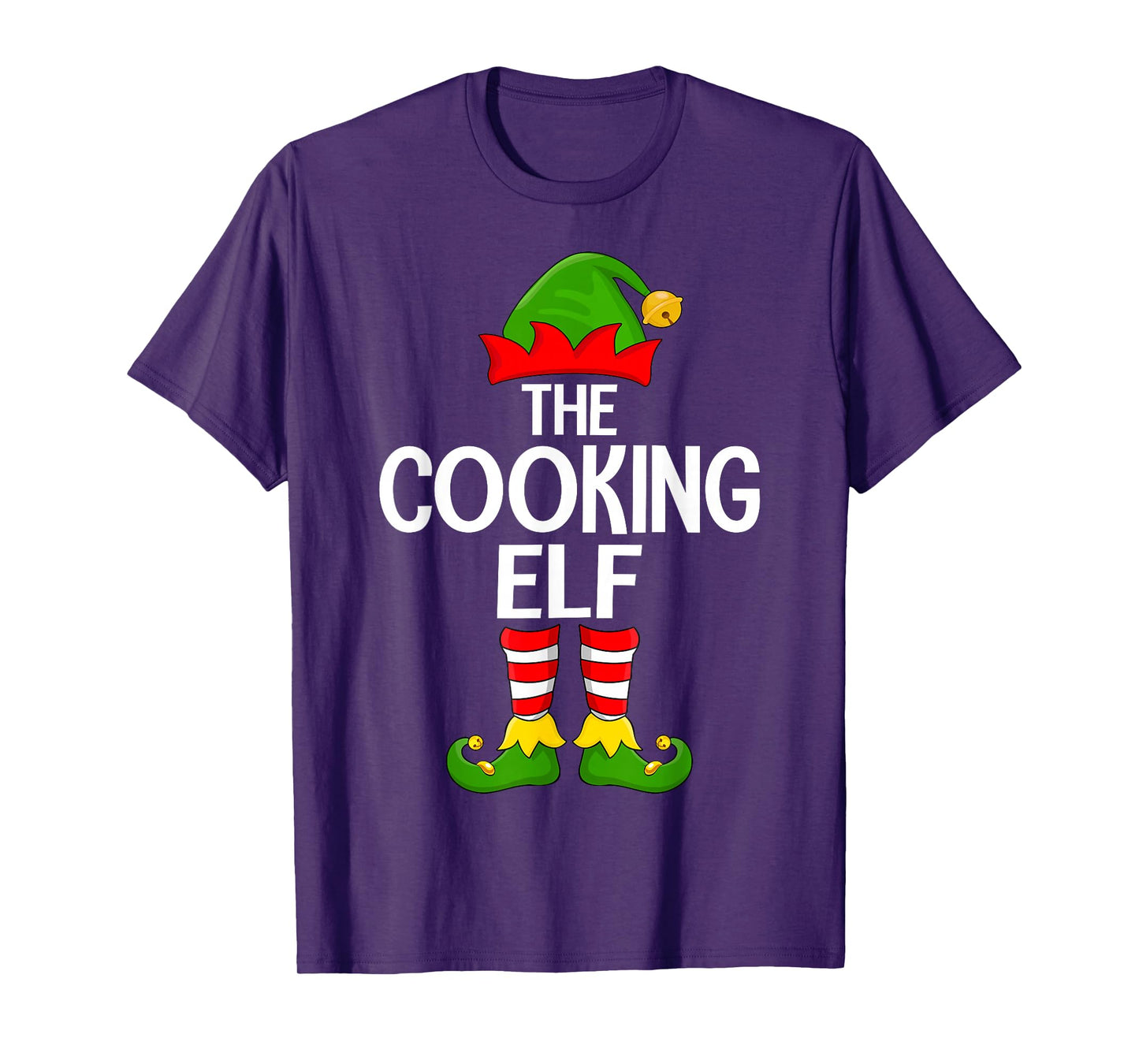 Cooking Elf Xmas Matching Family Elf Squad Christmas T-Shirt