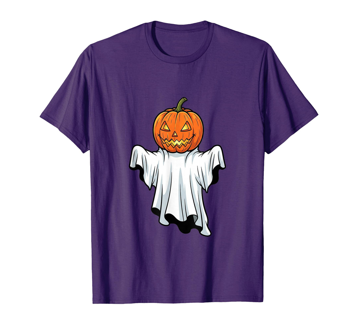 Pumpkin Head Crow Scarecrow Creepy Halloween Ghost Jack O T-Shirt