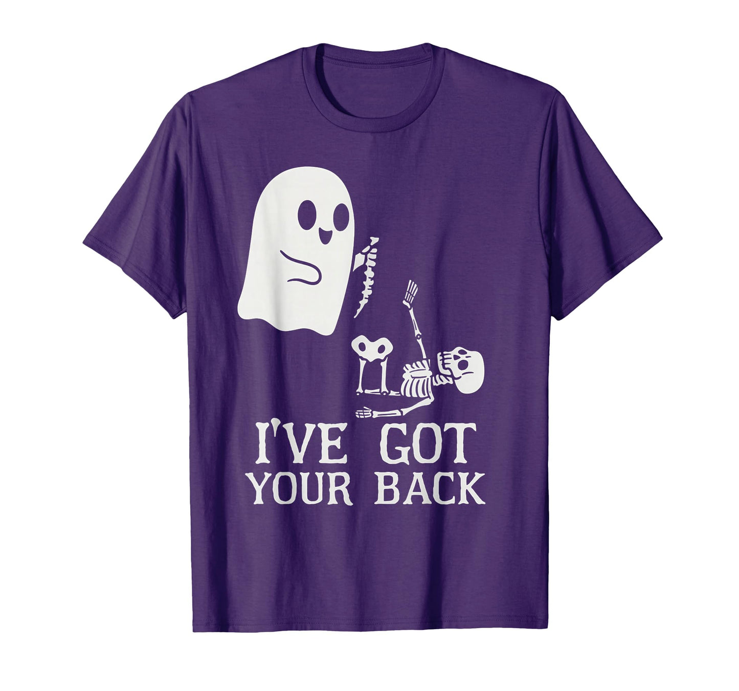Halloween Spooky Ghost Skeletons Ive Got Your Back Costume T-Shirt