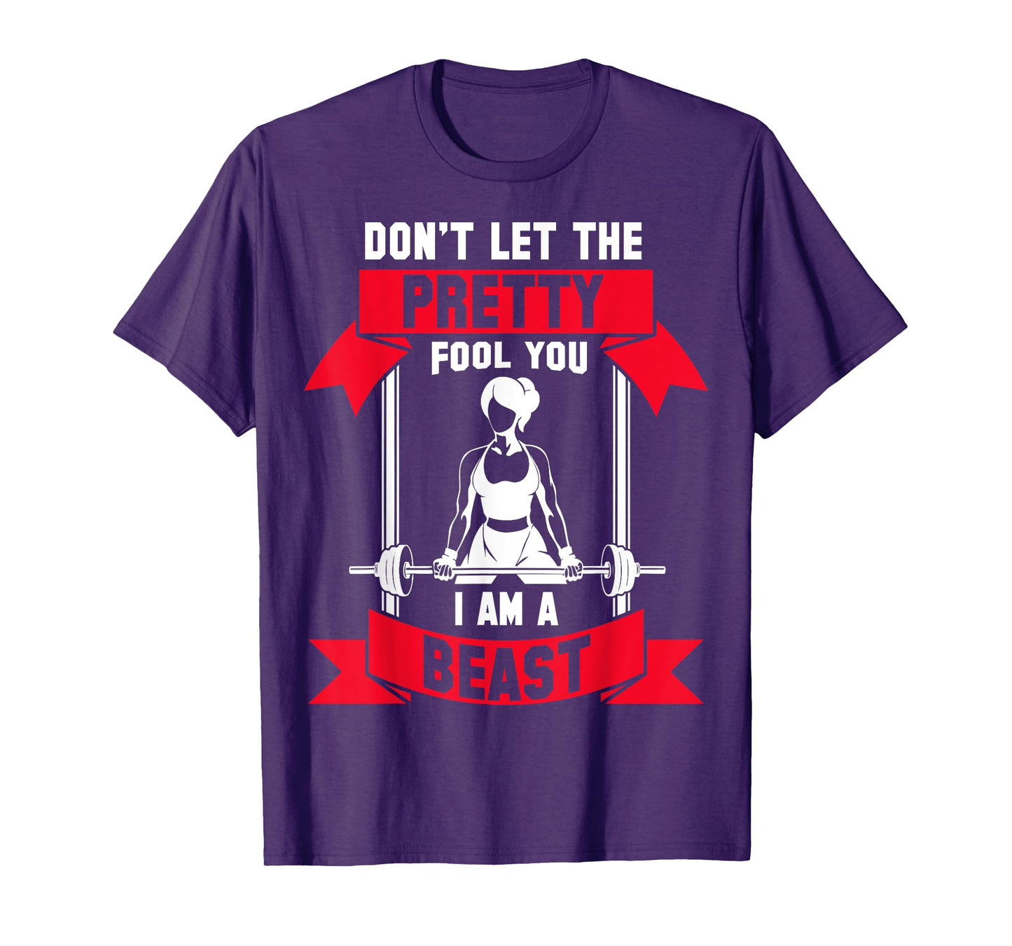 Women Weight-Lifting Workout Quote Funny Fitness Lover Gift T-Shirt