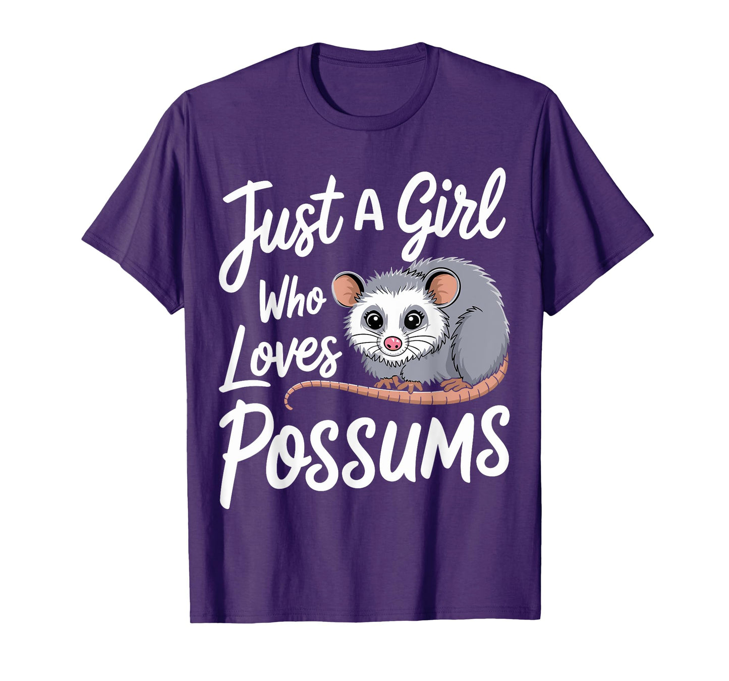 Possum Just A Girl Who Loves Possums T-Shirt
