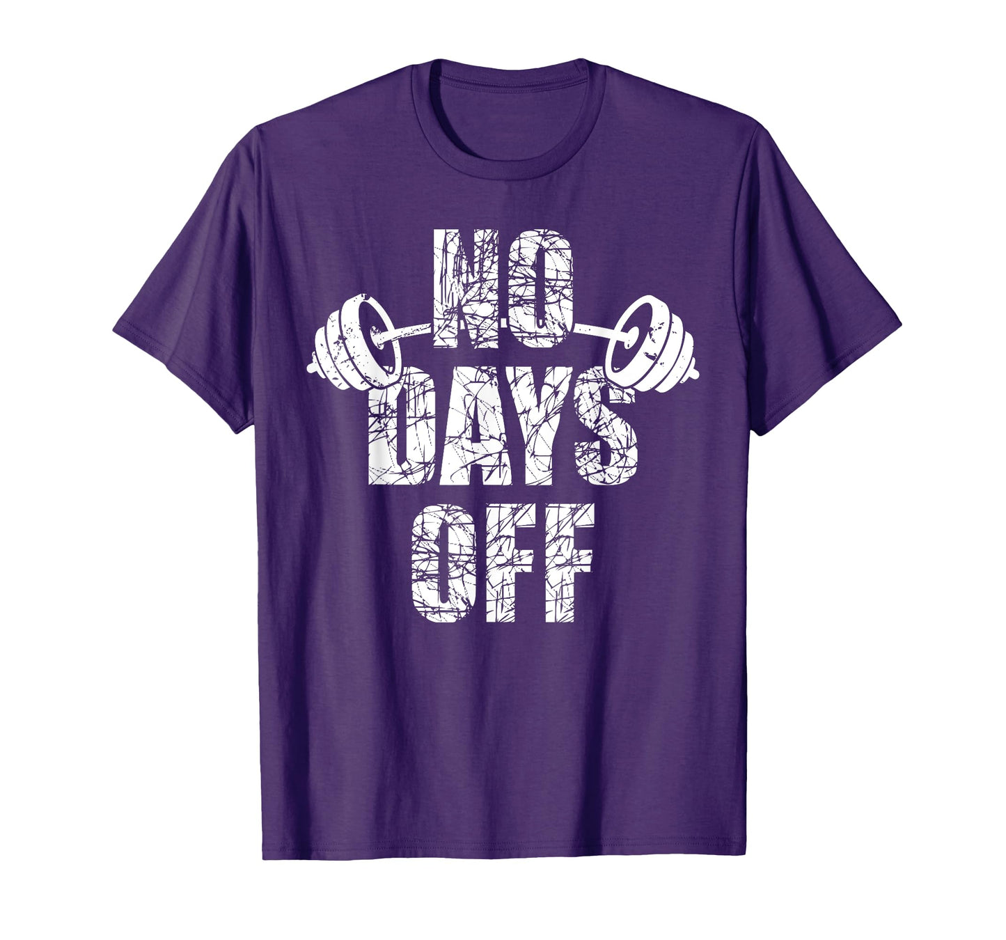 No Days Off Bodybuilder Saying Barbell Bodybuilding T-Shirt