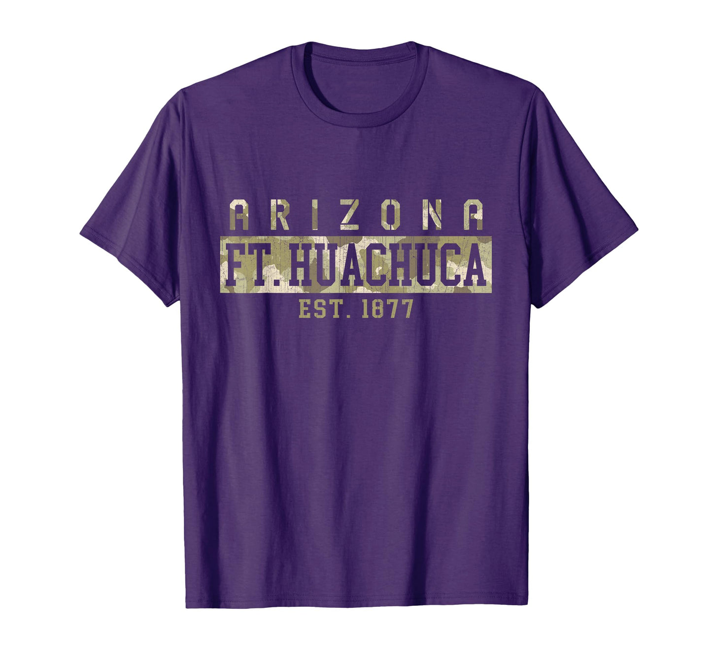Fort Huachuca Arizona Az Military Intelligence Camo Gift T-Shirt