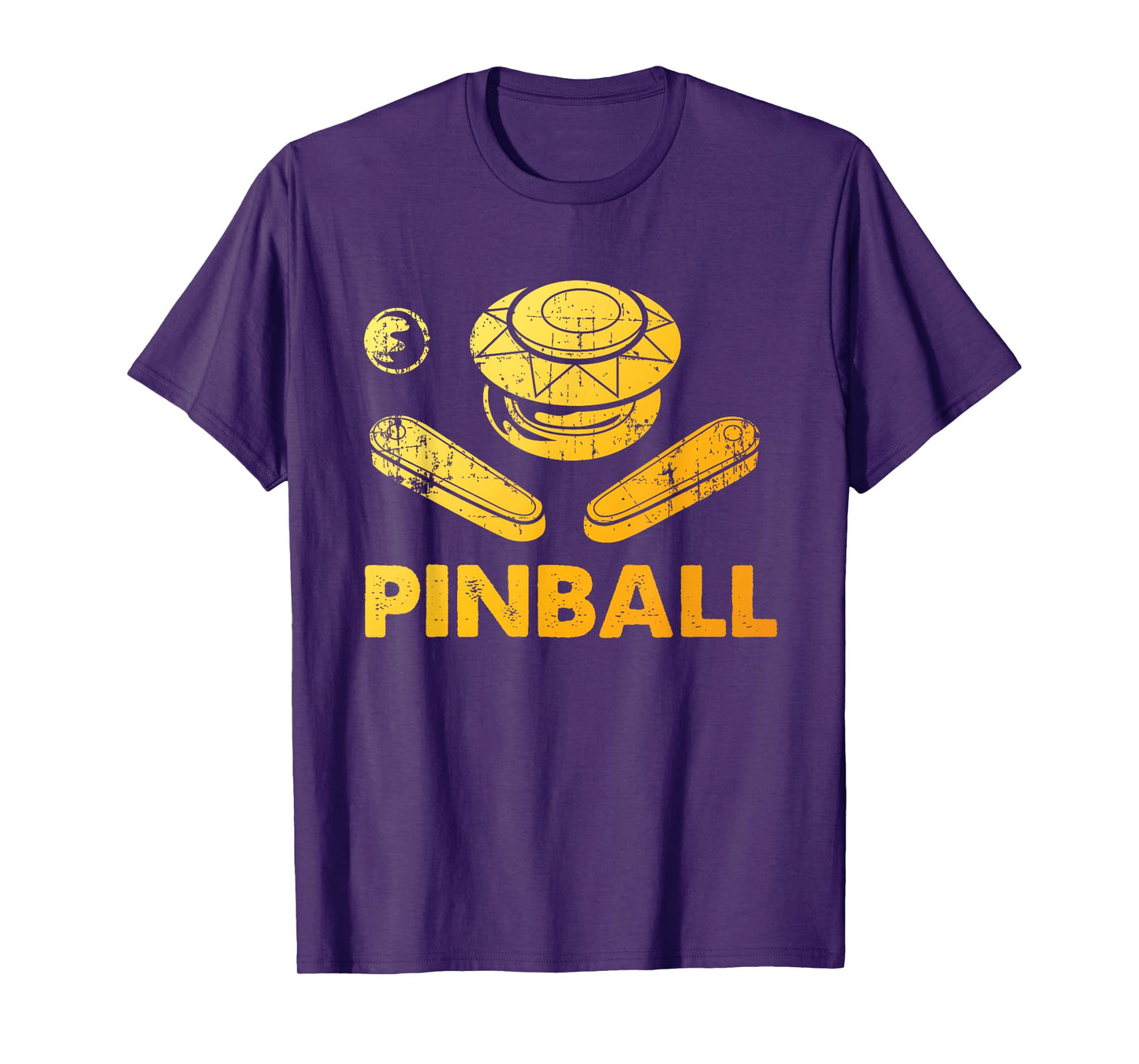 Cool Arcade Gaming Pinball Player Gift Men Women Vintage Pinball Funny Pinballer Machine Flipping Ball Lovers T-Shirt