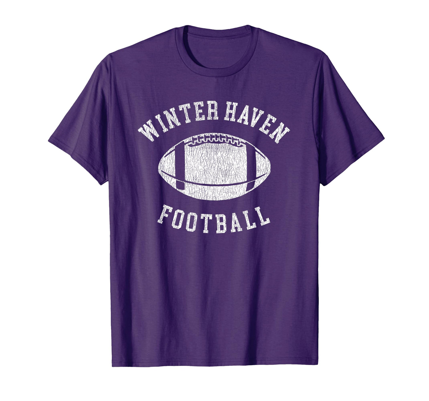 Winter Haven Football Distressed Vintage 80's Throwback T-Shirt