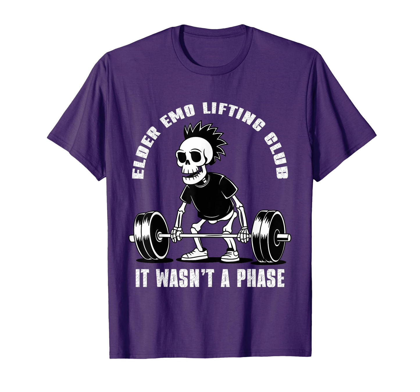 Elder Emo Lifting Club It Wasn't A Phase T-Shirt