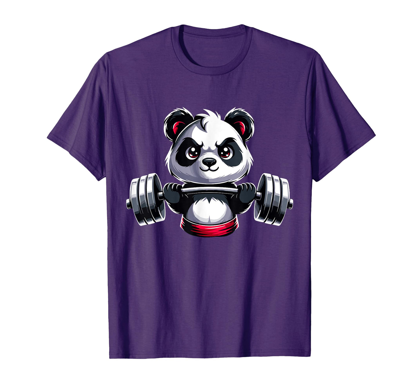 Panda Workout Fitness Gym Bodybuilder Weightlifting T-Shirt
