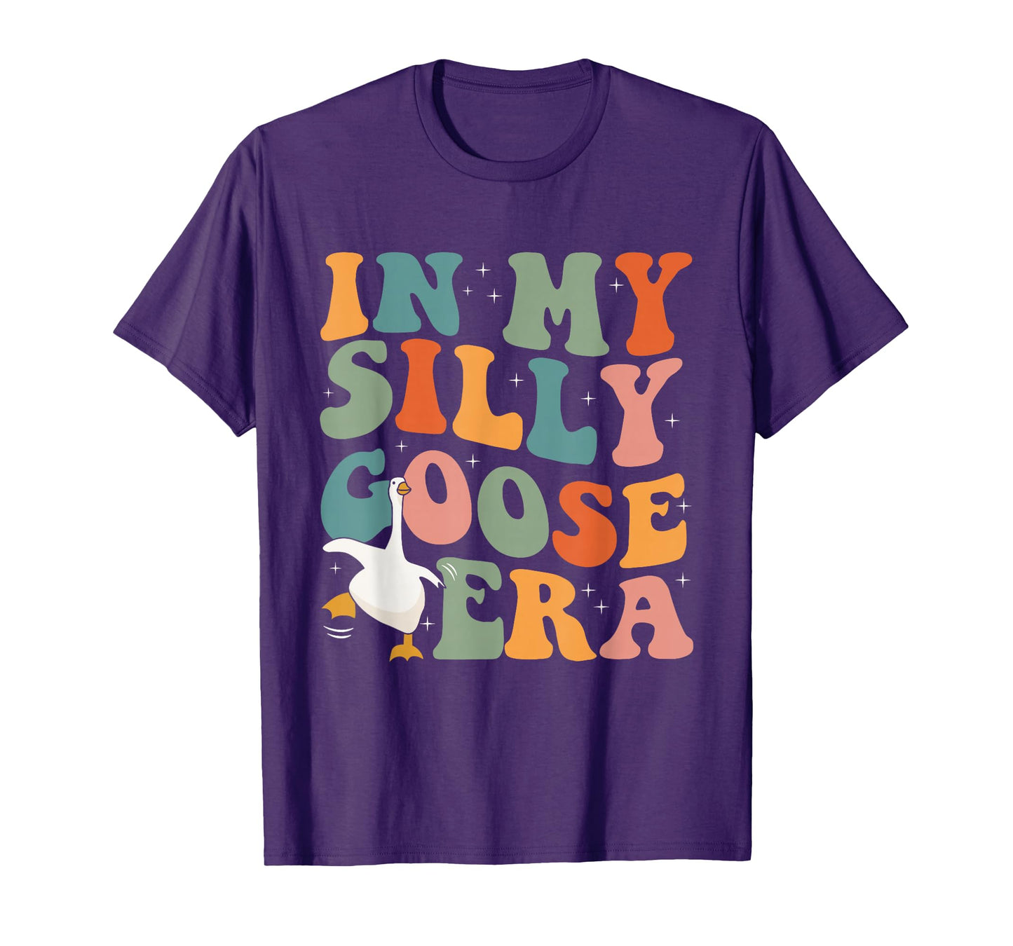 In My Silly Goose Era Funny Retro Silly Goose Men Women Kids T-Shirt