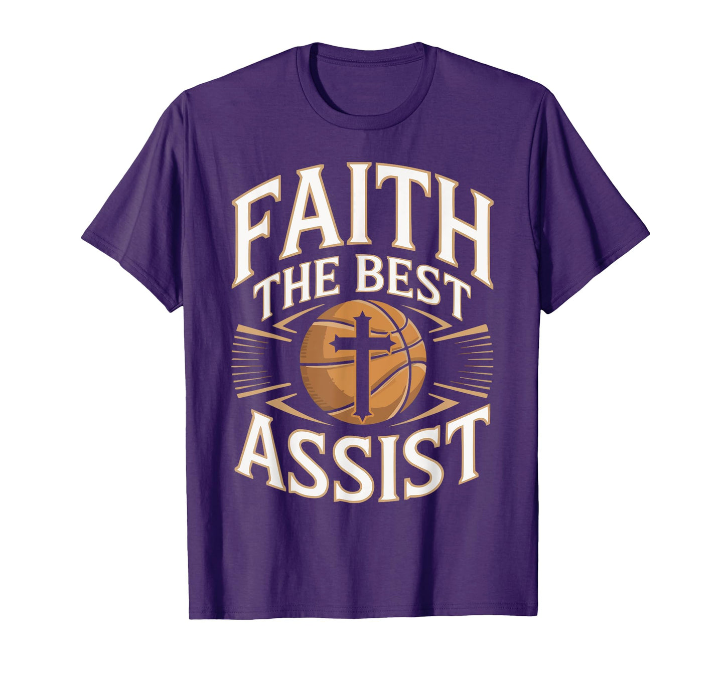 Christian Basketball Lover Religious Baller Jesus Christ T-Shirt