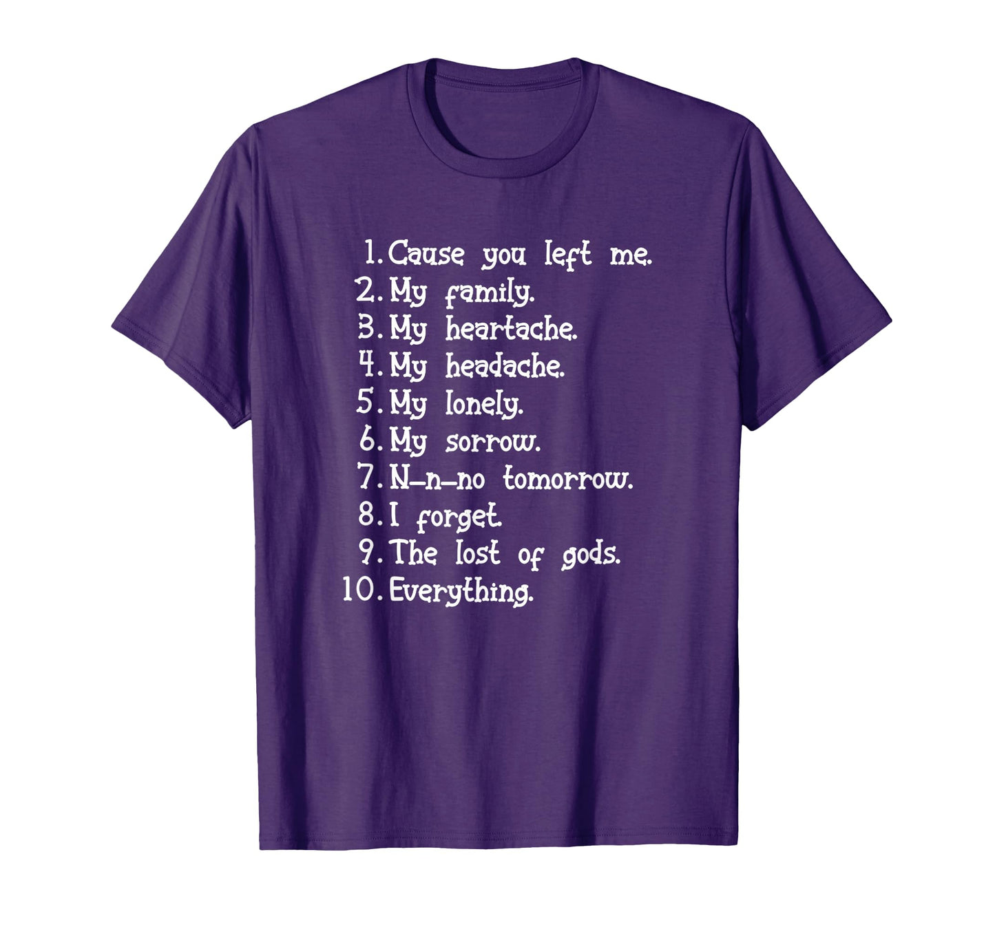 I Forget What Eight Was For Funny Saying Music T-Shirt