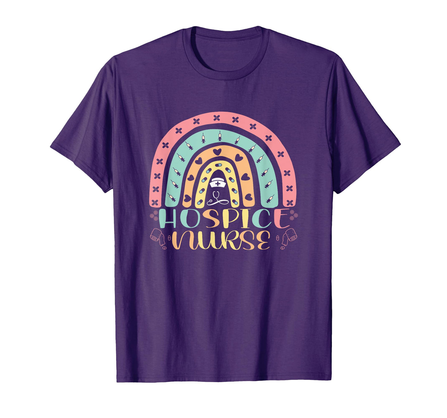 Vintage Hospice Nurse Doctor Graduation Medical Nursing RN T-Shirt