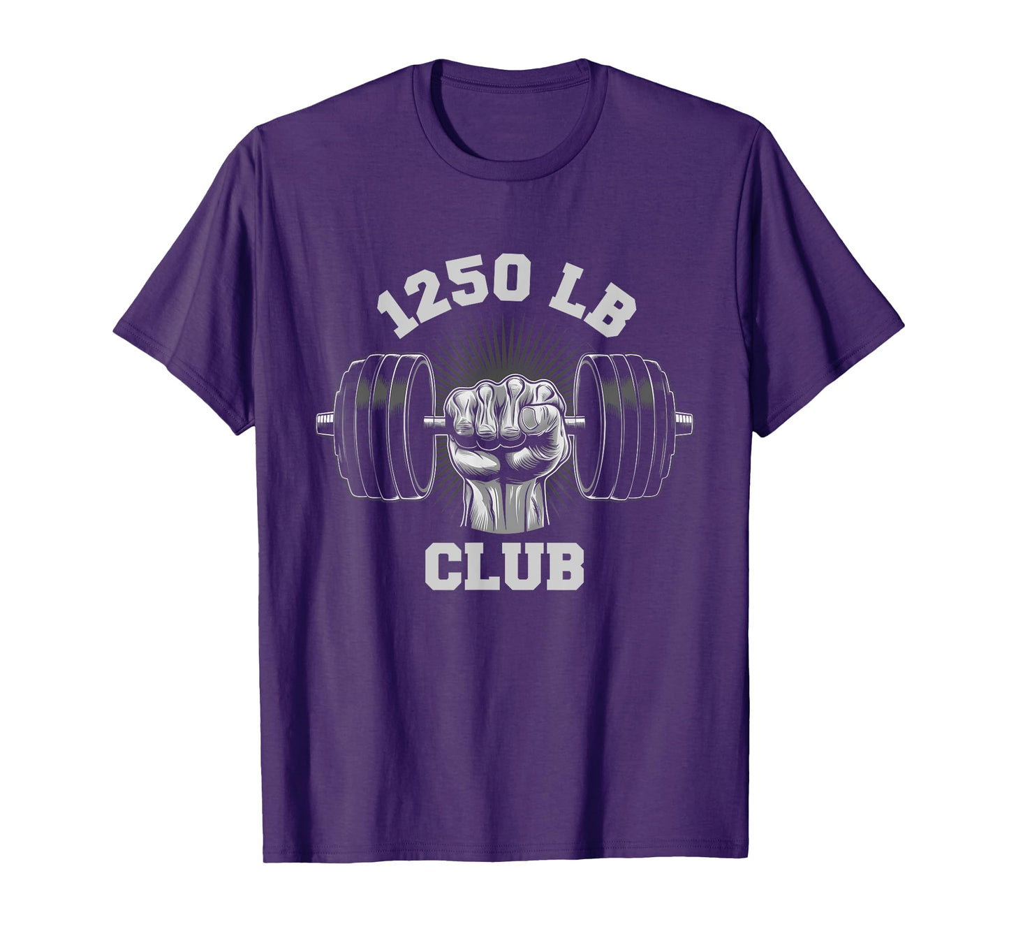 1250 Pound Club Gym Weightlifting Bodybuilders 1250 lb Club T-Shirt