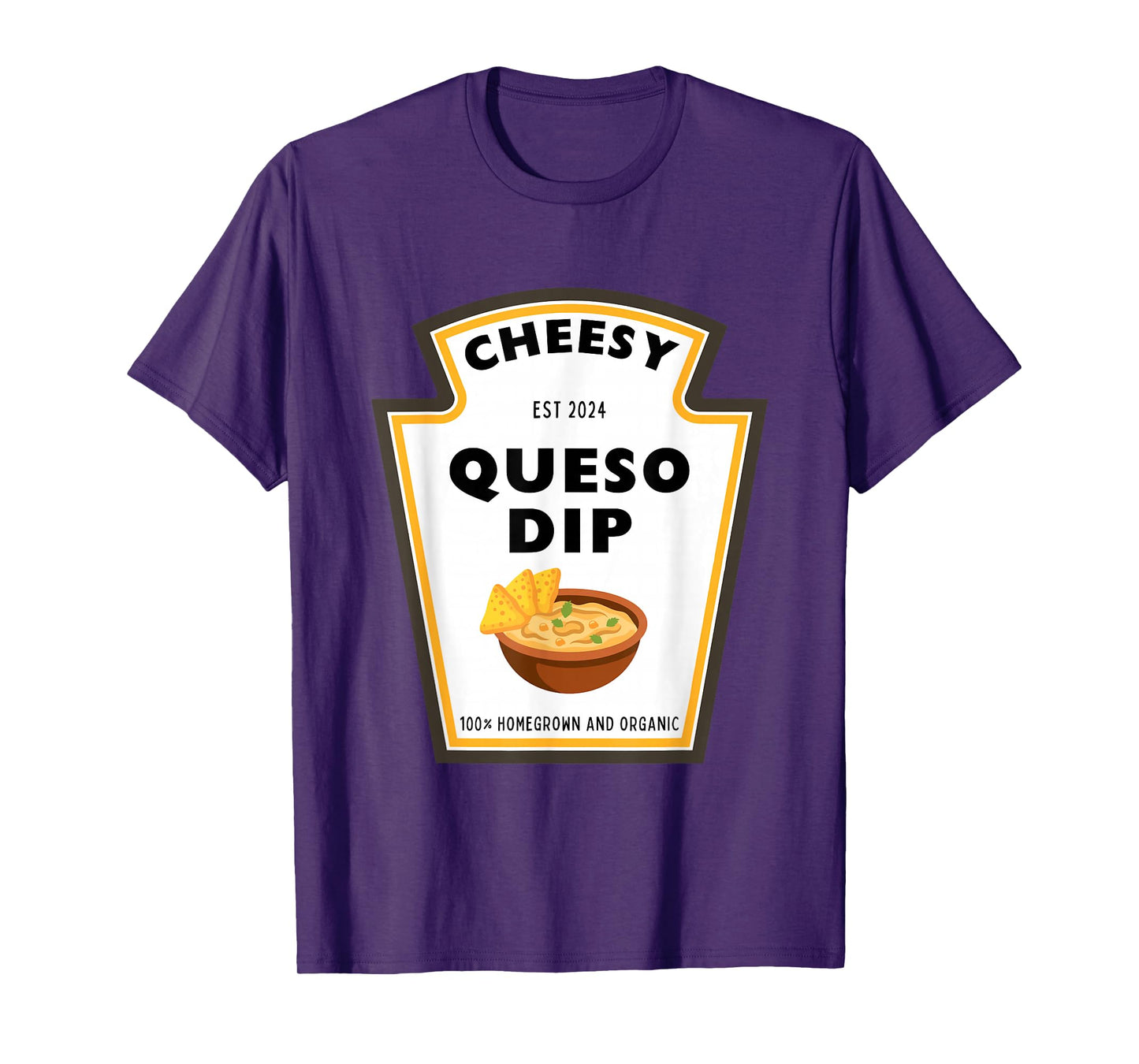 Delicious Cheesy Queso Dip Condiment Costume Party Matching T-Shirt