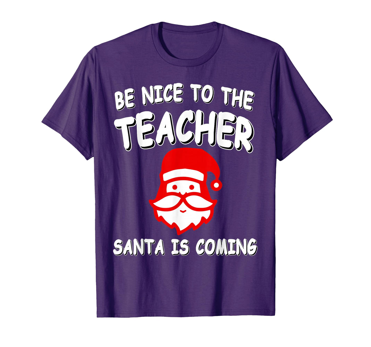 Respect Your Teacher Santa Claus Christmas Holiday Humor T-Shirt
