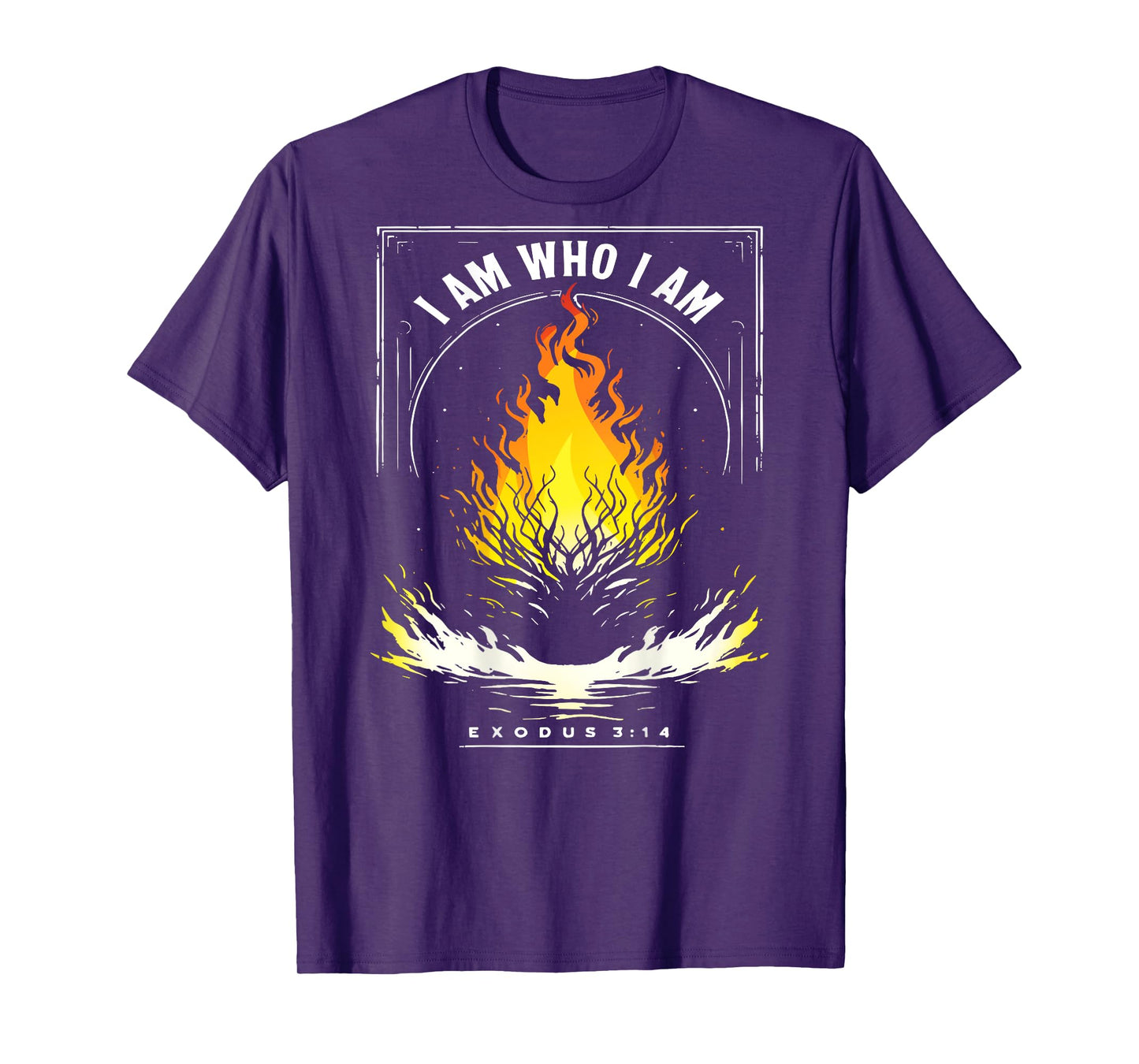 I Am Who I Am Exodus 3:14 Bible Verse Christian Men Women T-Shirt