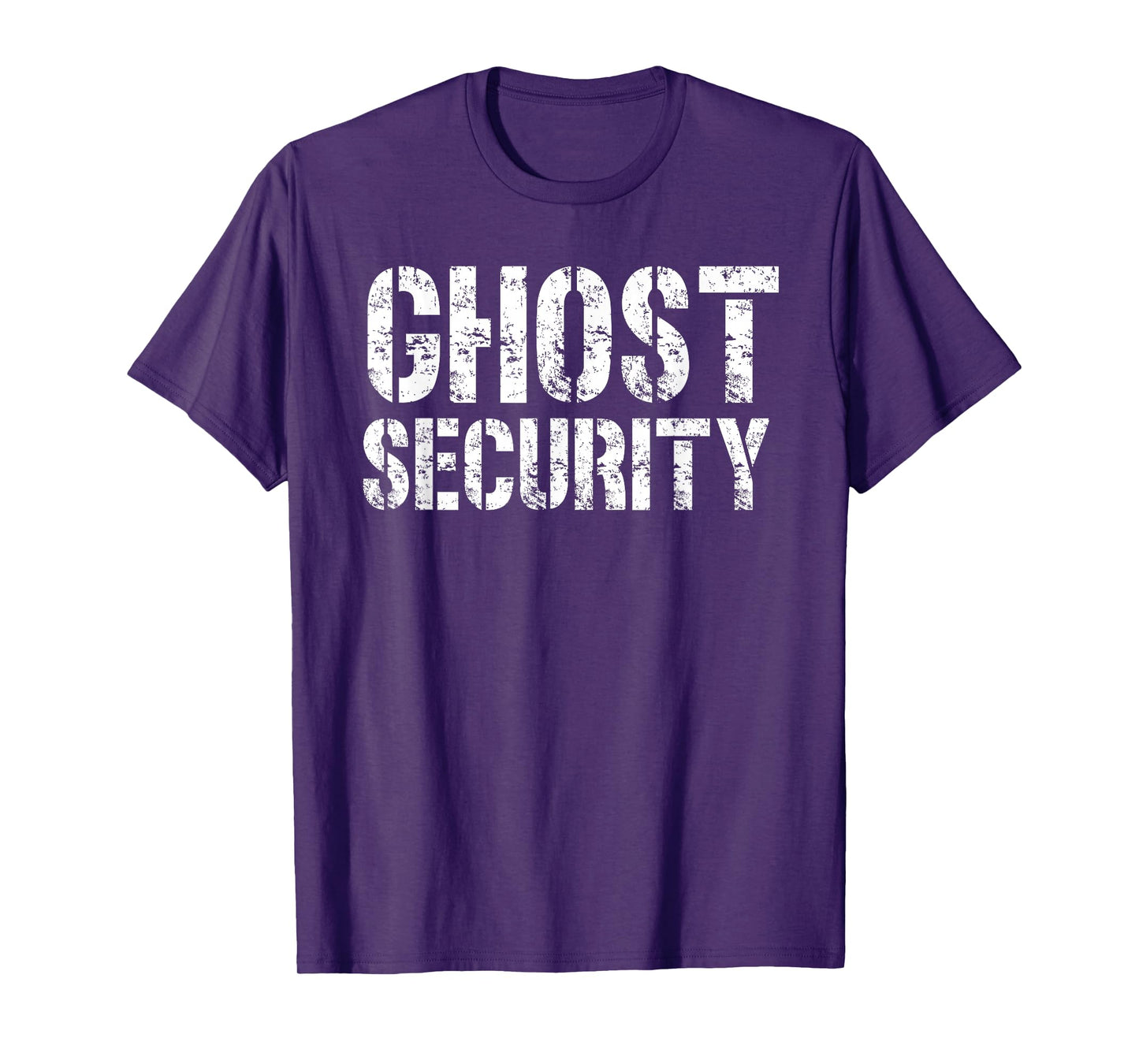 Halloween Dad Mom Daughter Adult Costume Ghost Security T-Shirt