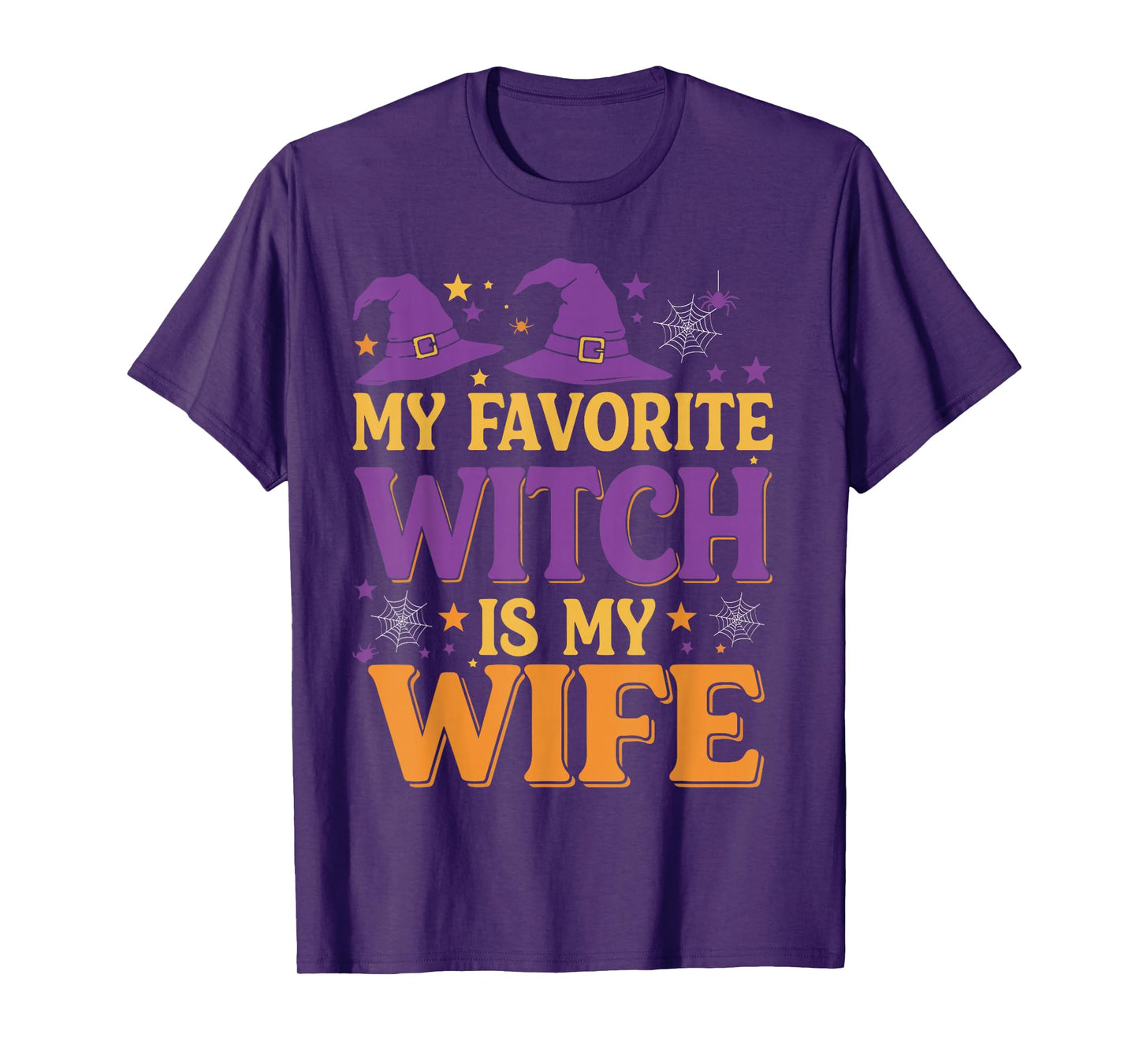 My Favorite Witch is My Wife Halloween Witch T-Shirt