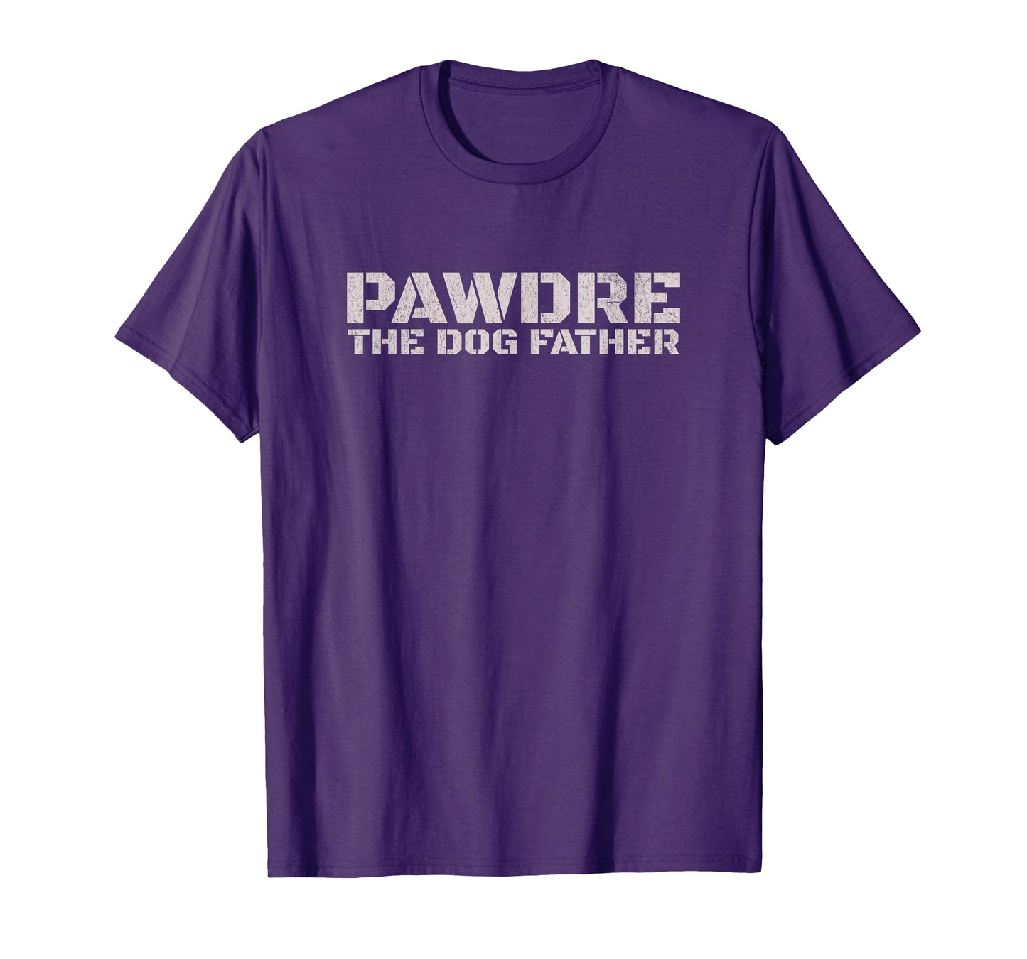 PAWDRE, The Dog Father, Dog Dad Christmas and Fathers Day T-Shirt