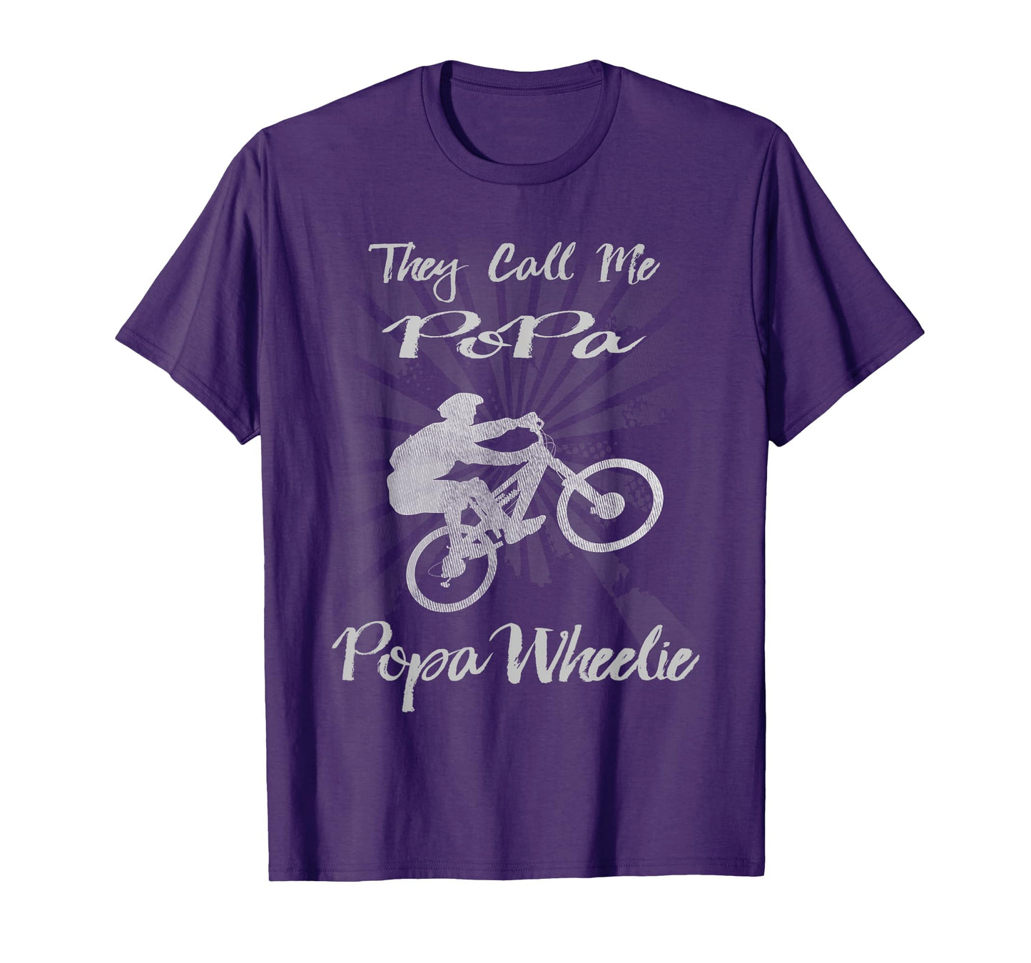 Funny Mountain Bike Shirt They Call Me Popa - POPA WHEELIE