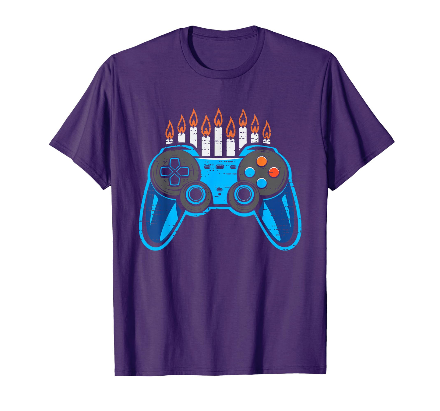 Hanukkah Video Game Chanukah Jewish Gamer Mens Boys Kids T-Shirt