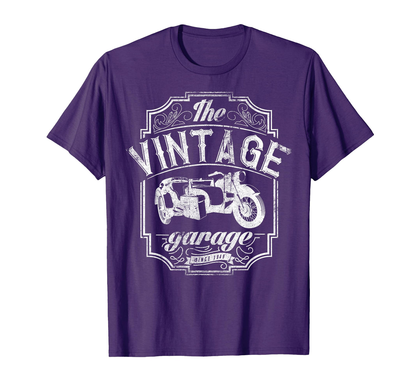 Vintage Motorcycle Sidecar Bike Rider Tshirt Men Women Shirt