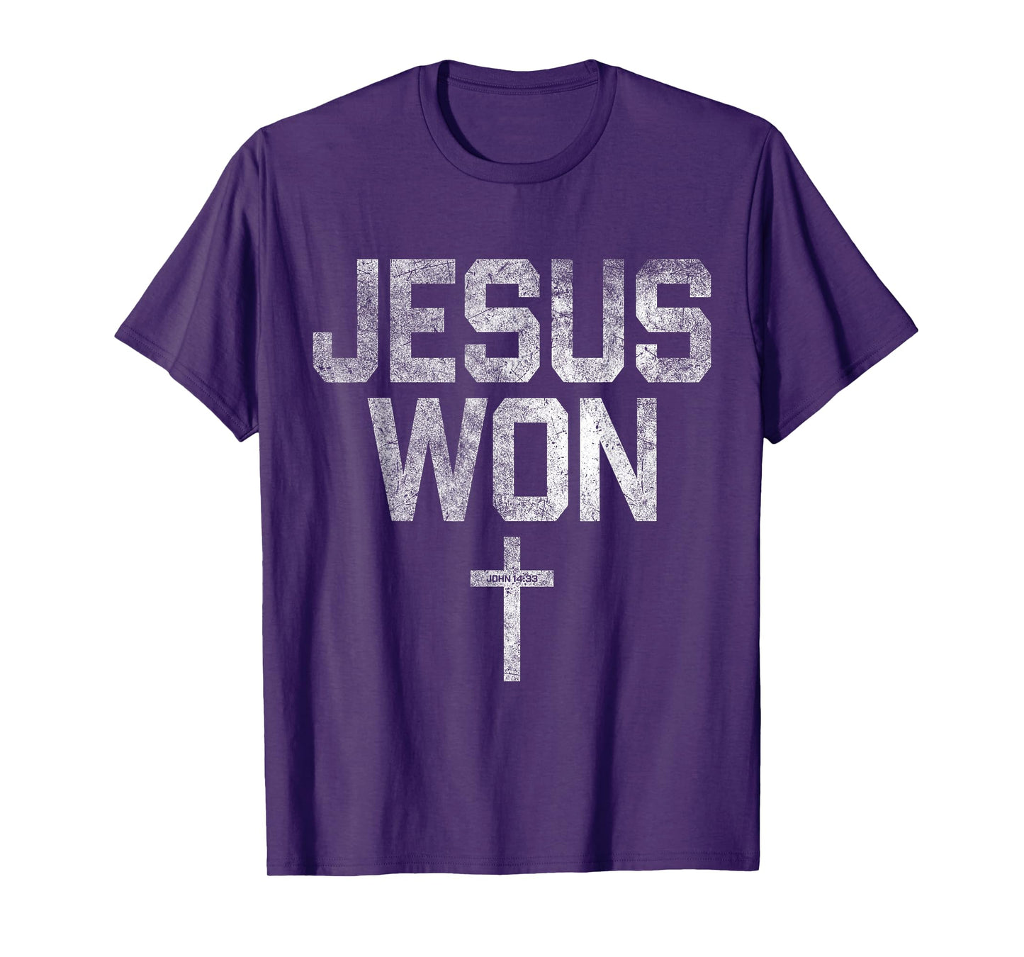 Jesus Won Christian Faith Just Here To Give God Glory Gifts T-Shirt